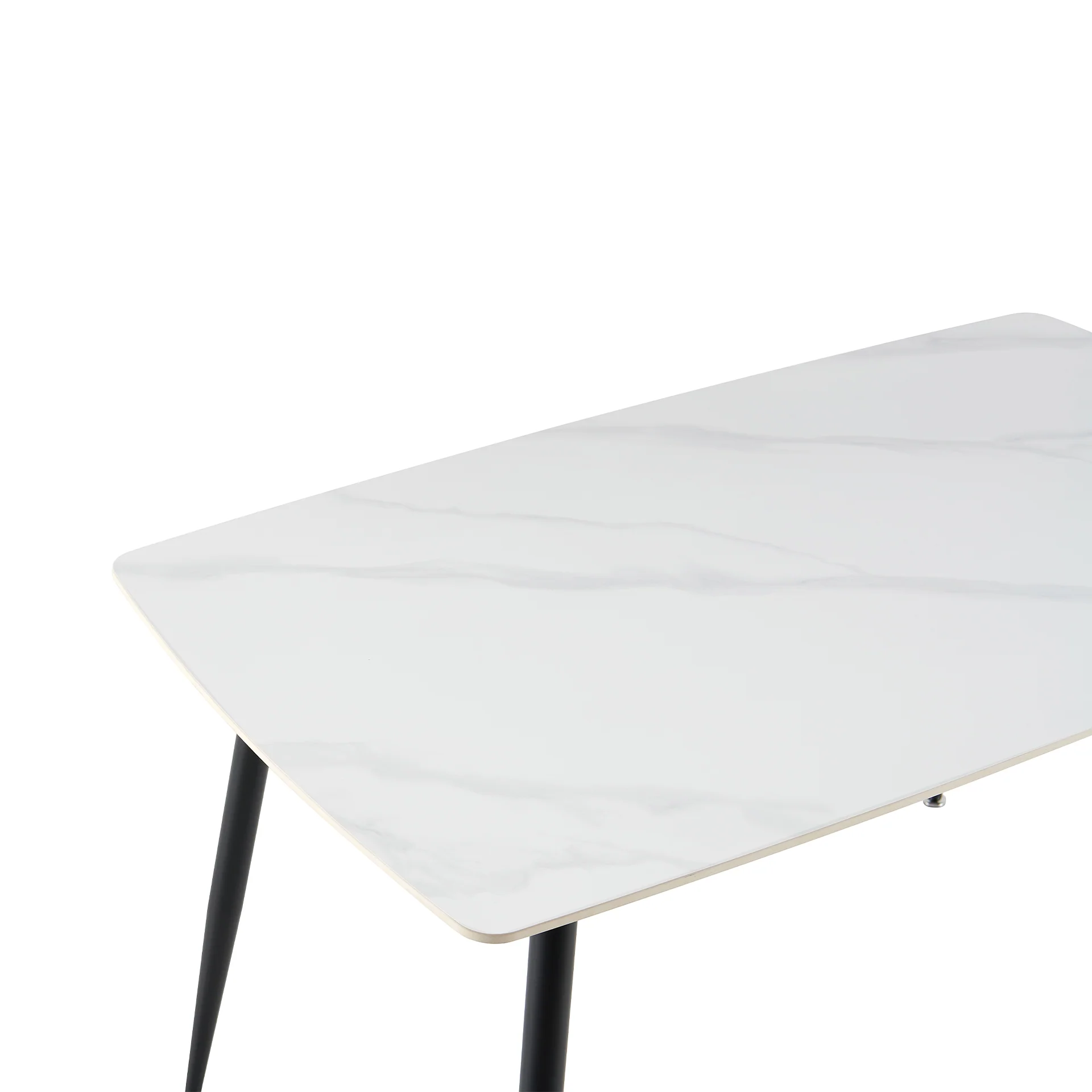 Adley Dining Table 160 x 80 x 75cm - White - Image 10