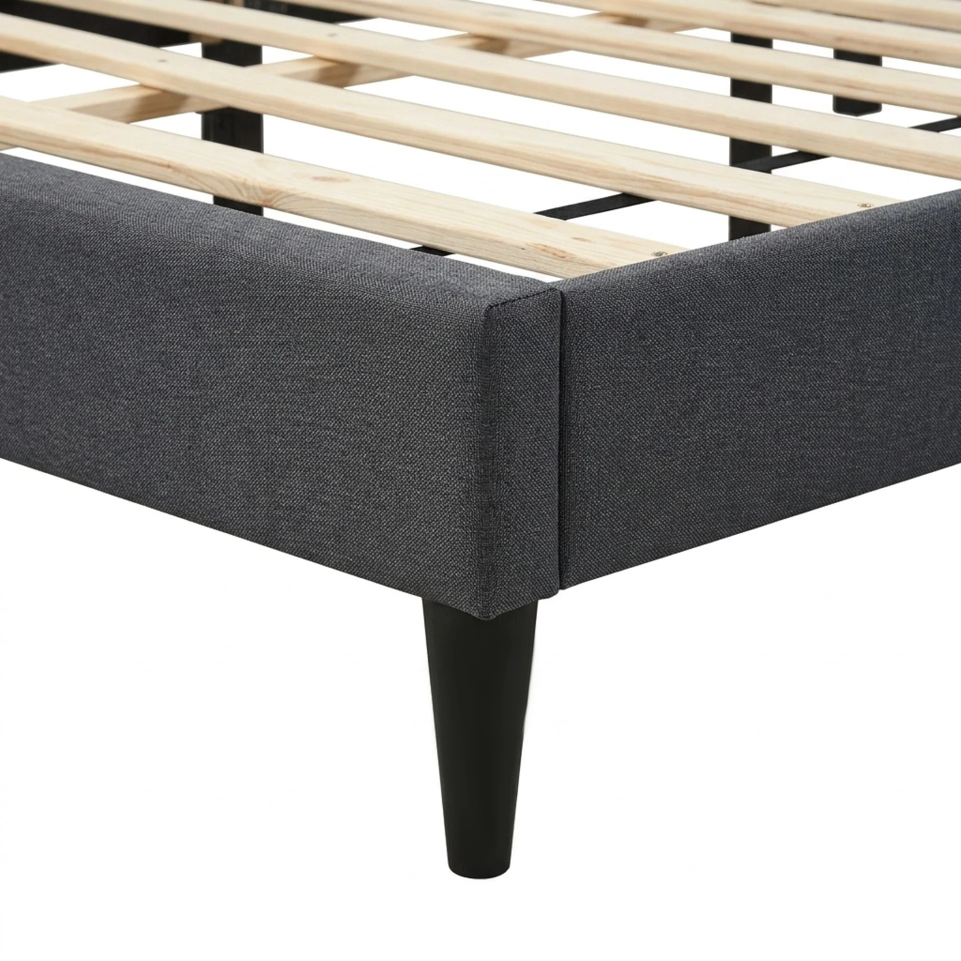 Kora Queen Bed Frame - Dark Grey - Image 12