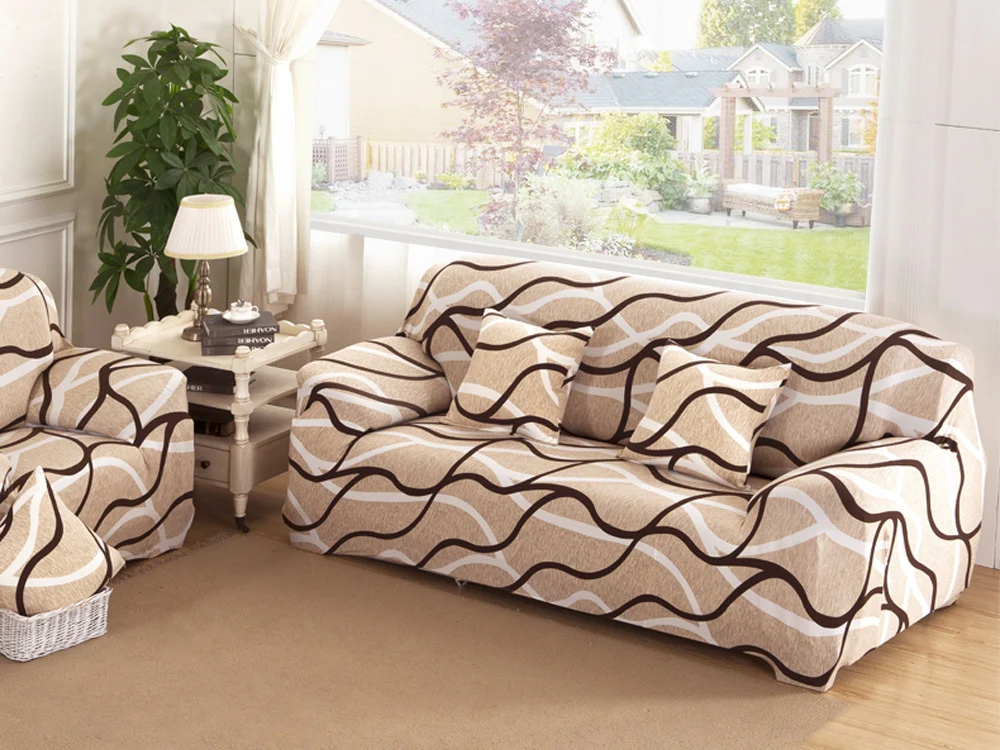 3 Seater Sofa Couch Cover 190-230cm - WAVY - Image 2