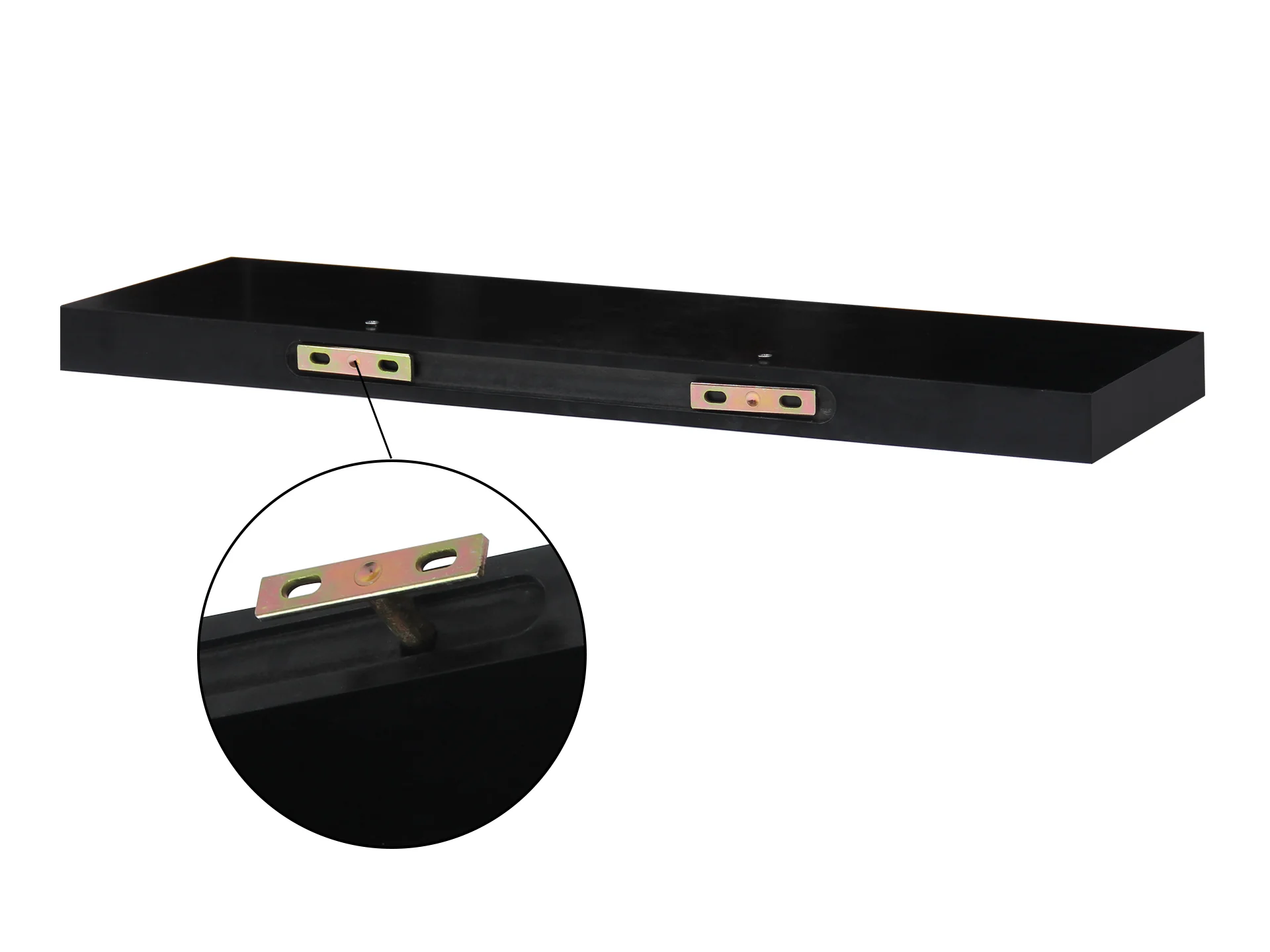 Alakol Floating Shelf 60cm - Black - Image 5