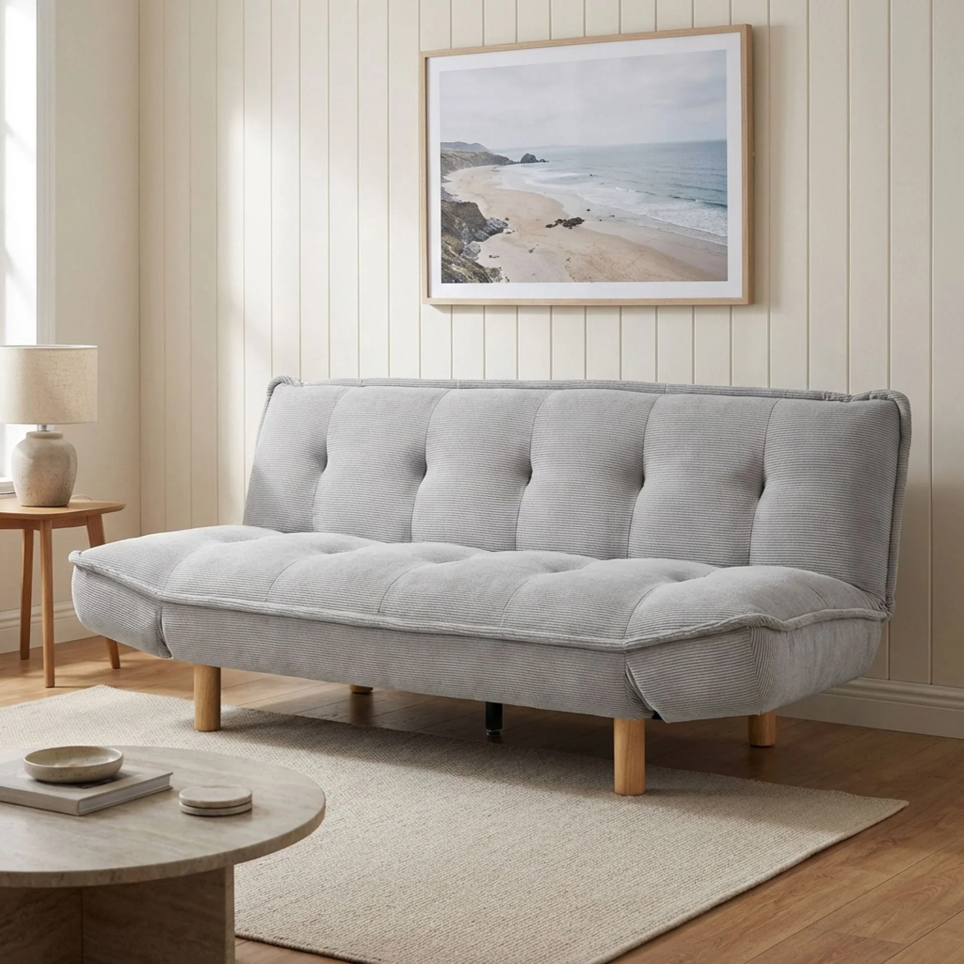 Alnwick 3 Seater Sofa Bed - Dark Grey - Image 3
