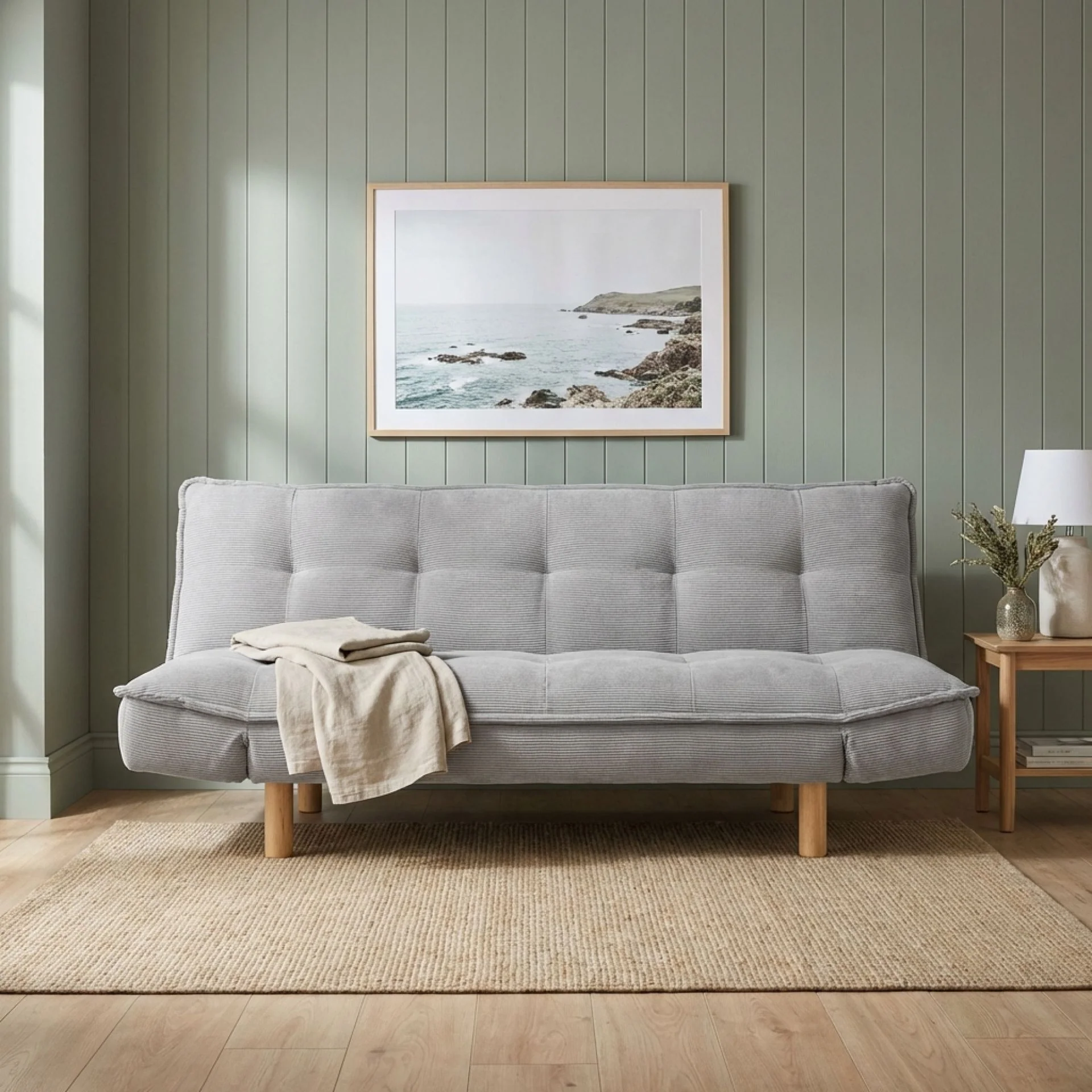 Alnwick 3 Seater Sofa Bed - Dark Grey - Image 5