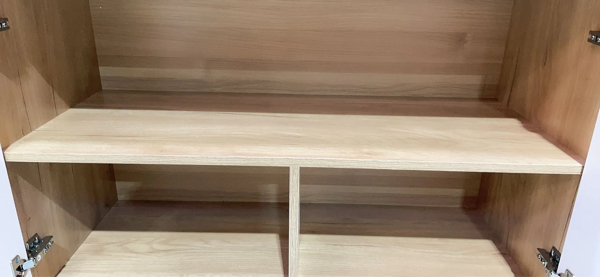 1.4m Sideboard Buffet Table - Oak + White - Image 2