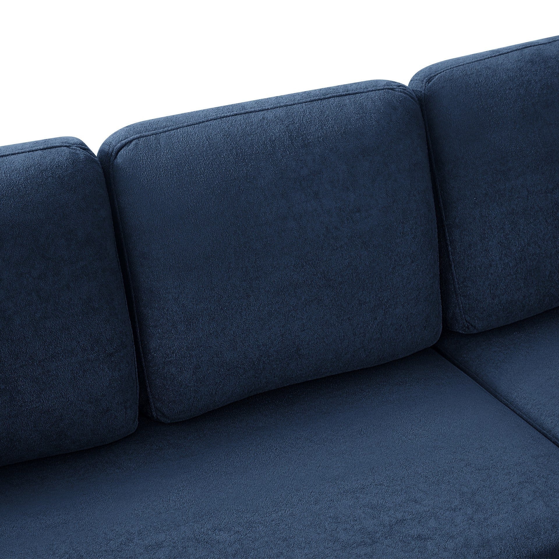 Amy 3 Seater Sofa Bed with Storage - Blue - Image 12