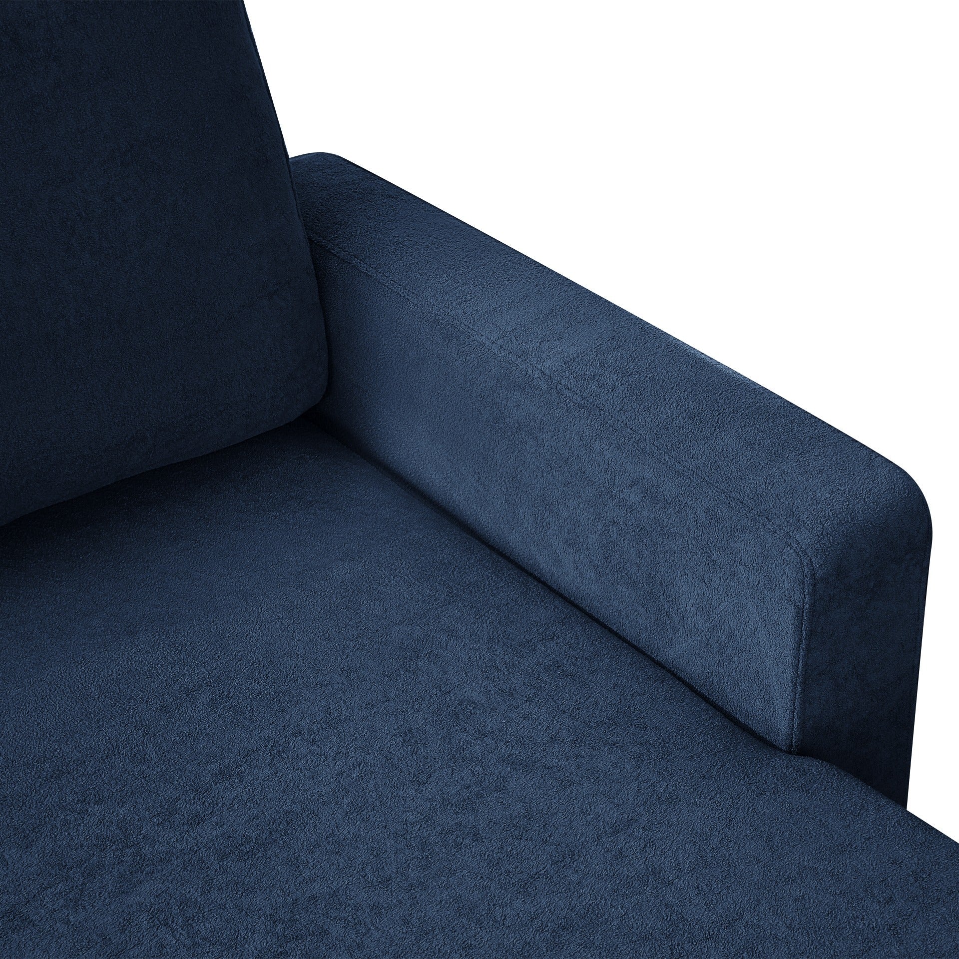 Amy 3 Seater Sofa Bed with Storage - Blue - Image 15
