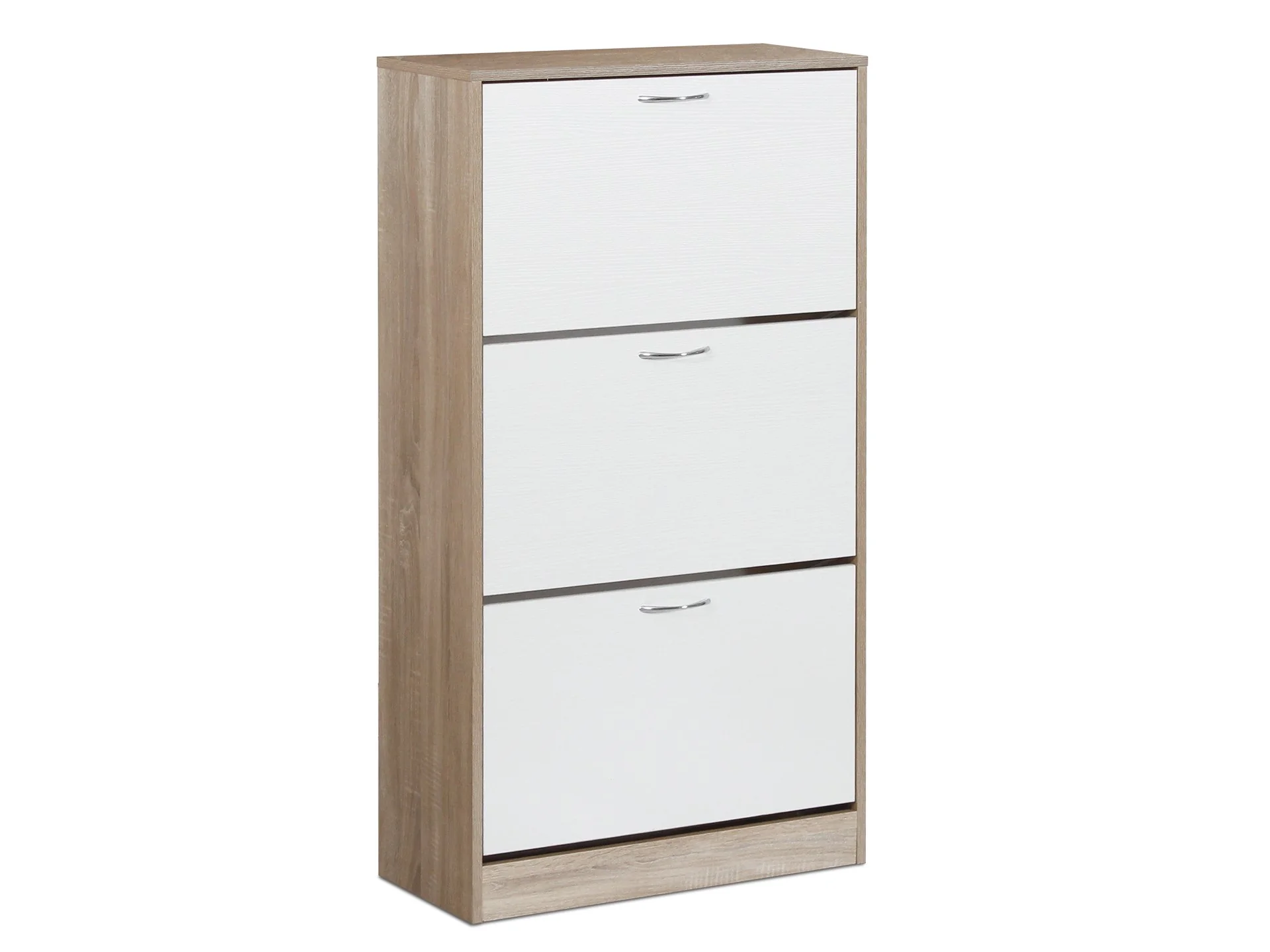 Anau 3 Drawer Shoe Cabinet Storage Rack - Oak - Image 2