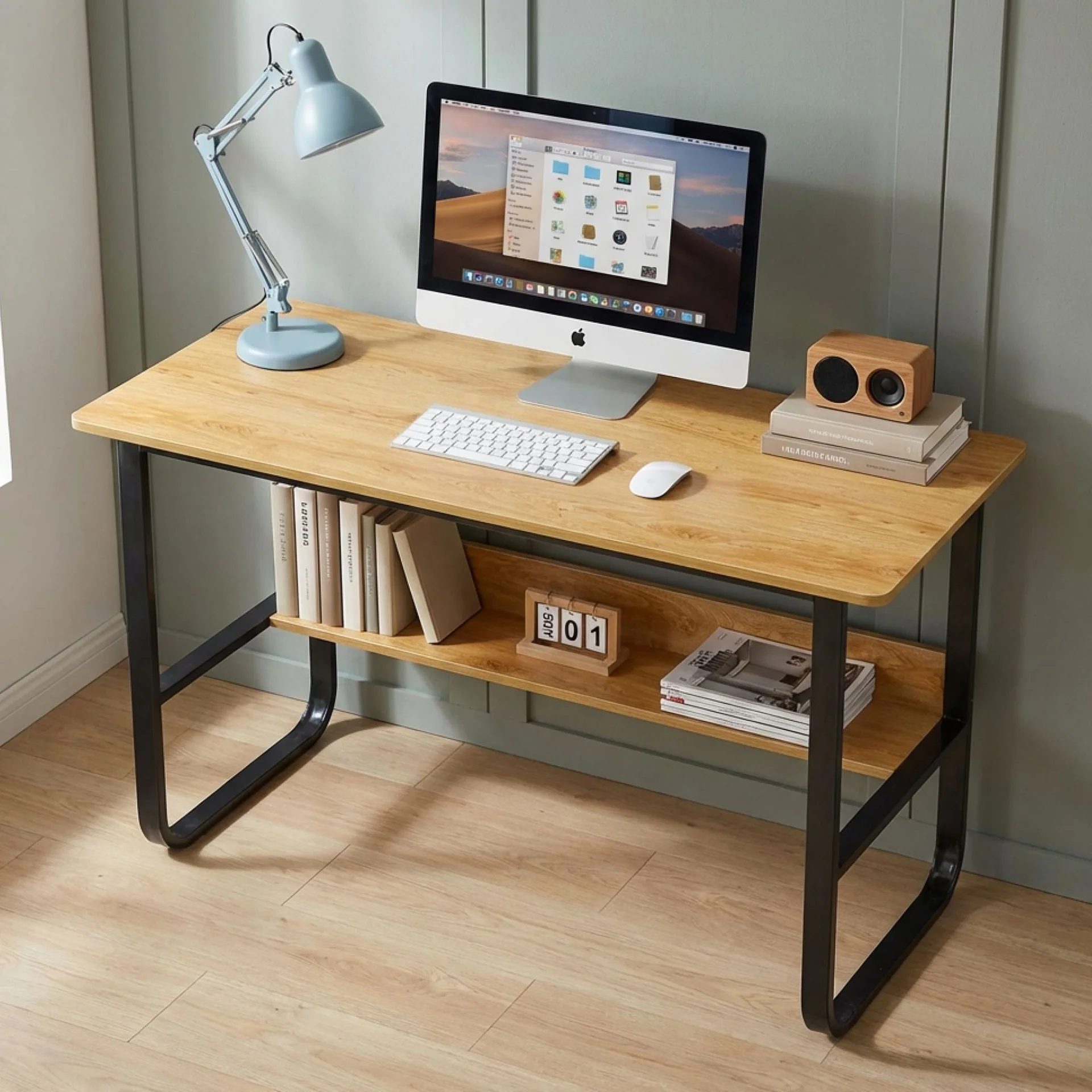Andrea 120cm Desk - Black - Image 3