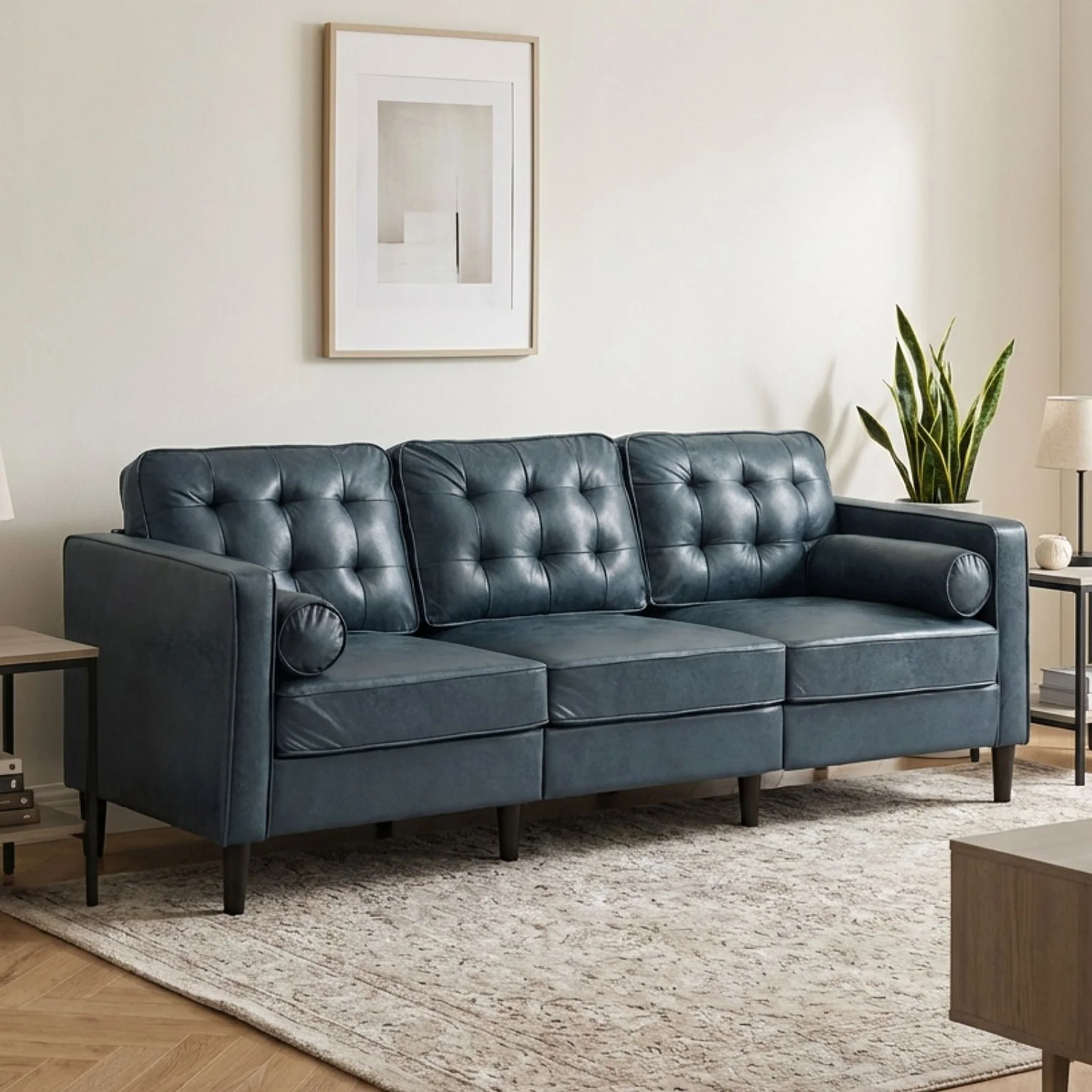 Apex 3 Seater Sofa - Blue