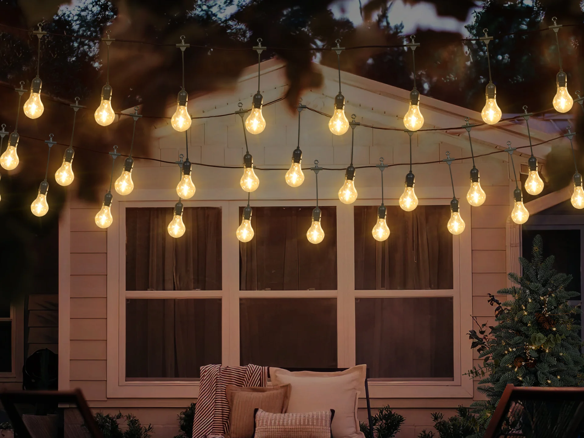 Arbitrary 30 LED Festoon Lights String Lights 32m