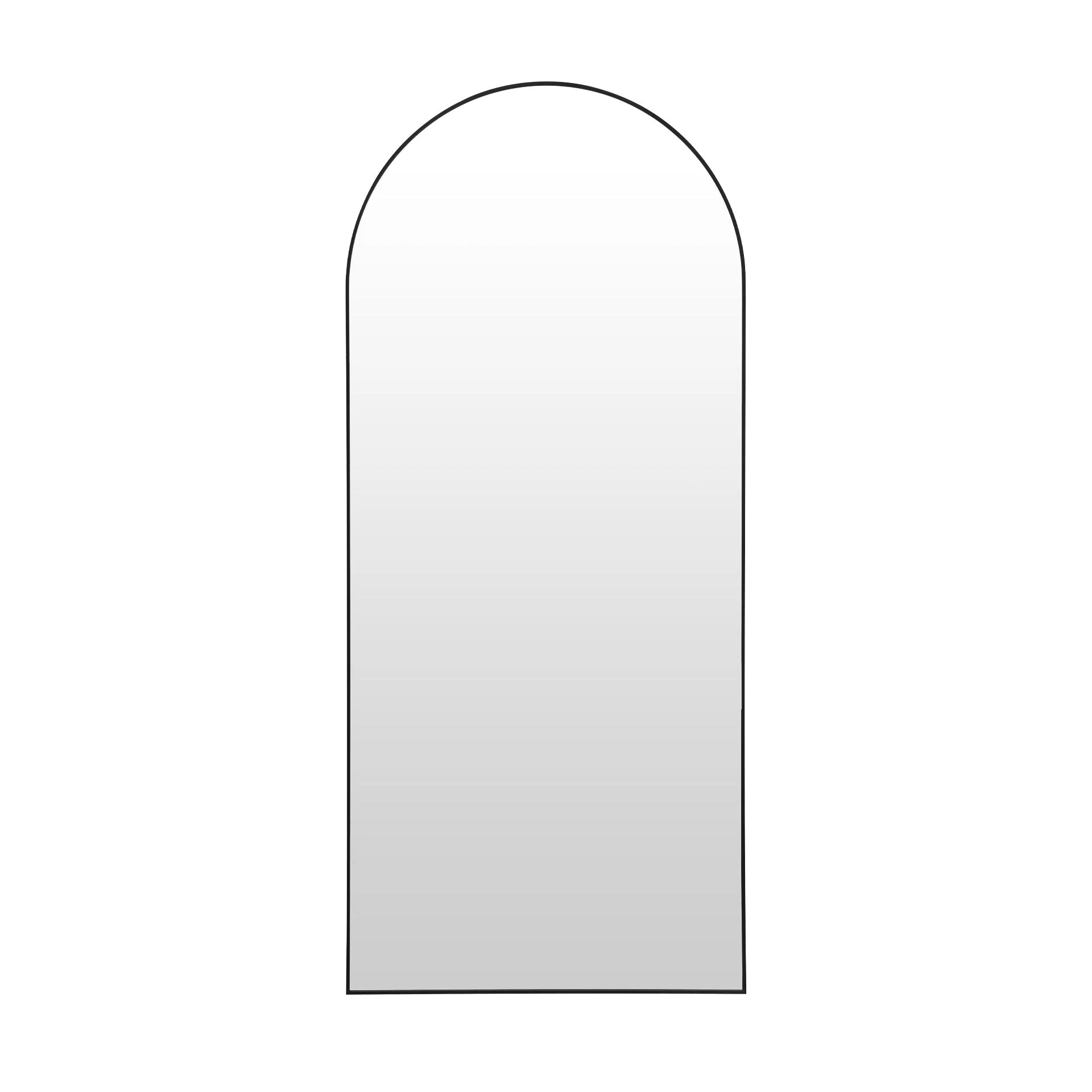 Archie Metal Arched Full Length Mirror - Black - Image 7
