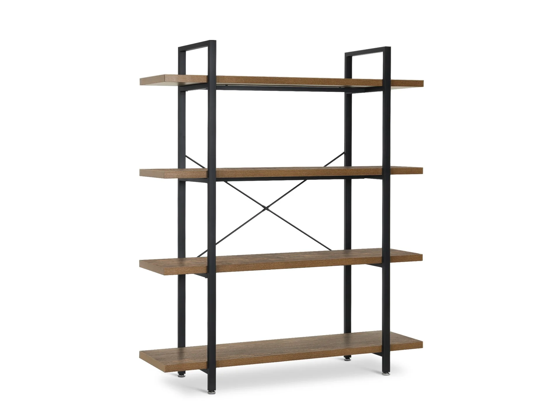 Assal 4 Tier Bookshelf - Oak - Image 2