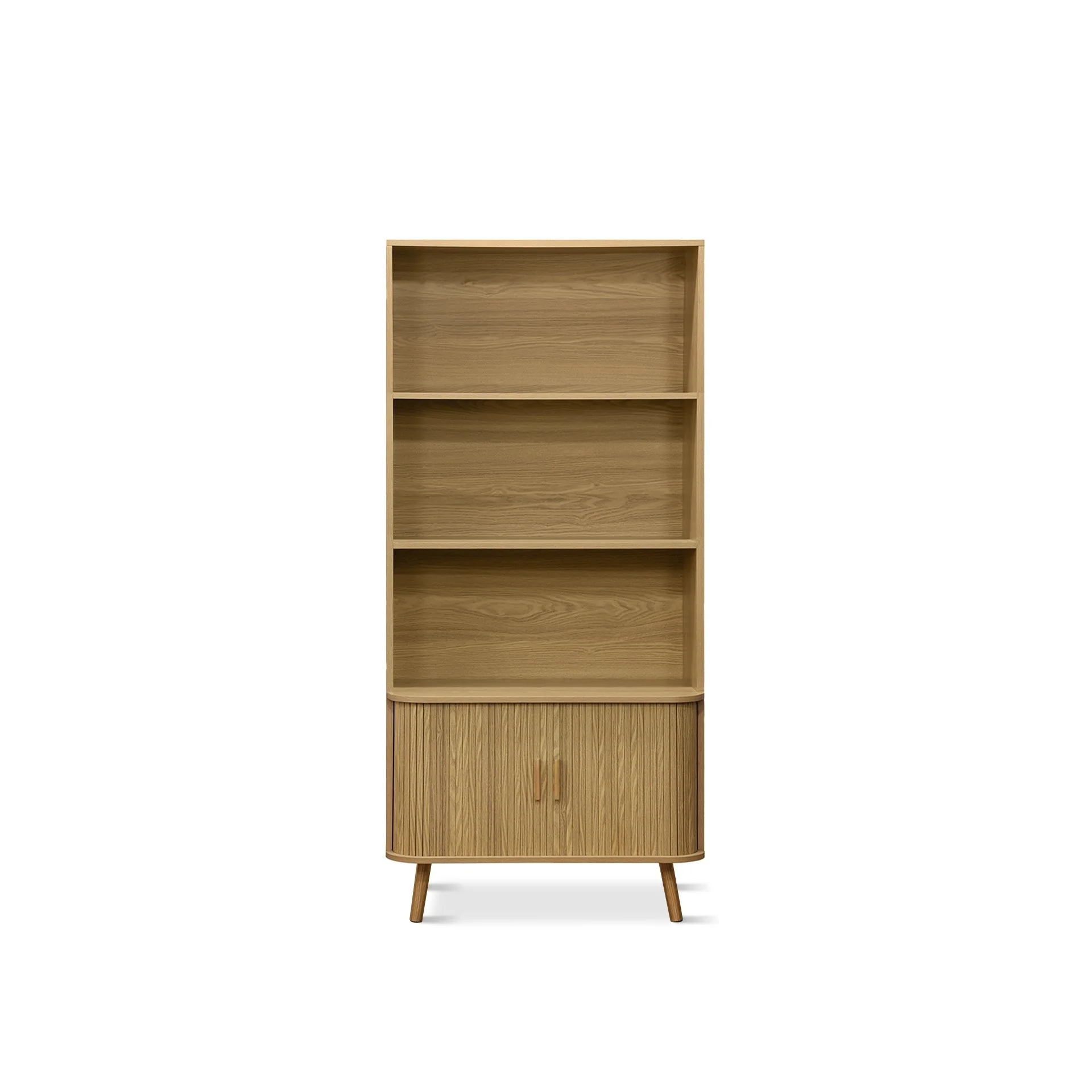Atlantic 2 Door Bookshelf - Natural - Image 4