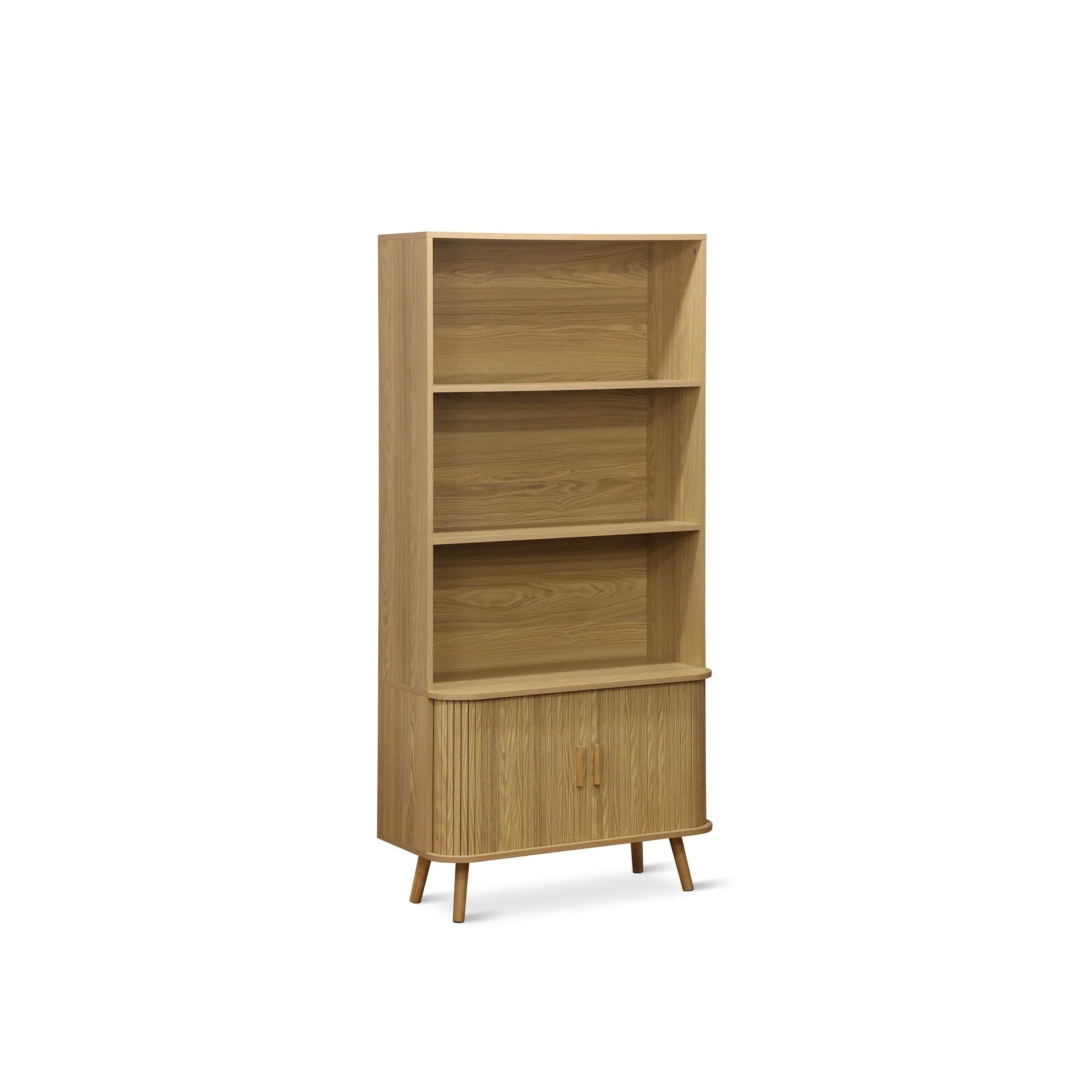 Atlantic 2 Door Bookshelf - Natural - Image 5