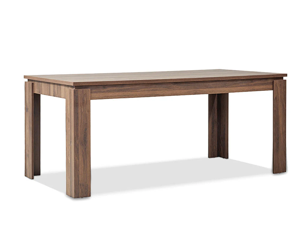 AZAR Dining Table Rectangle 180 x 90cm - WALNUT - Image 2