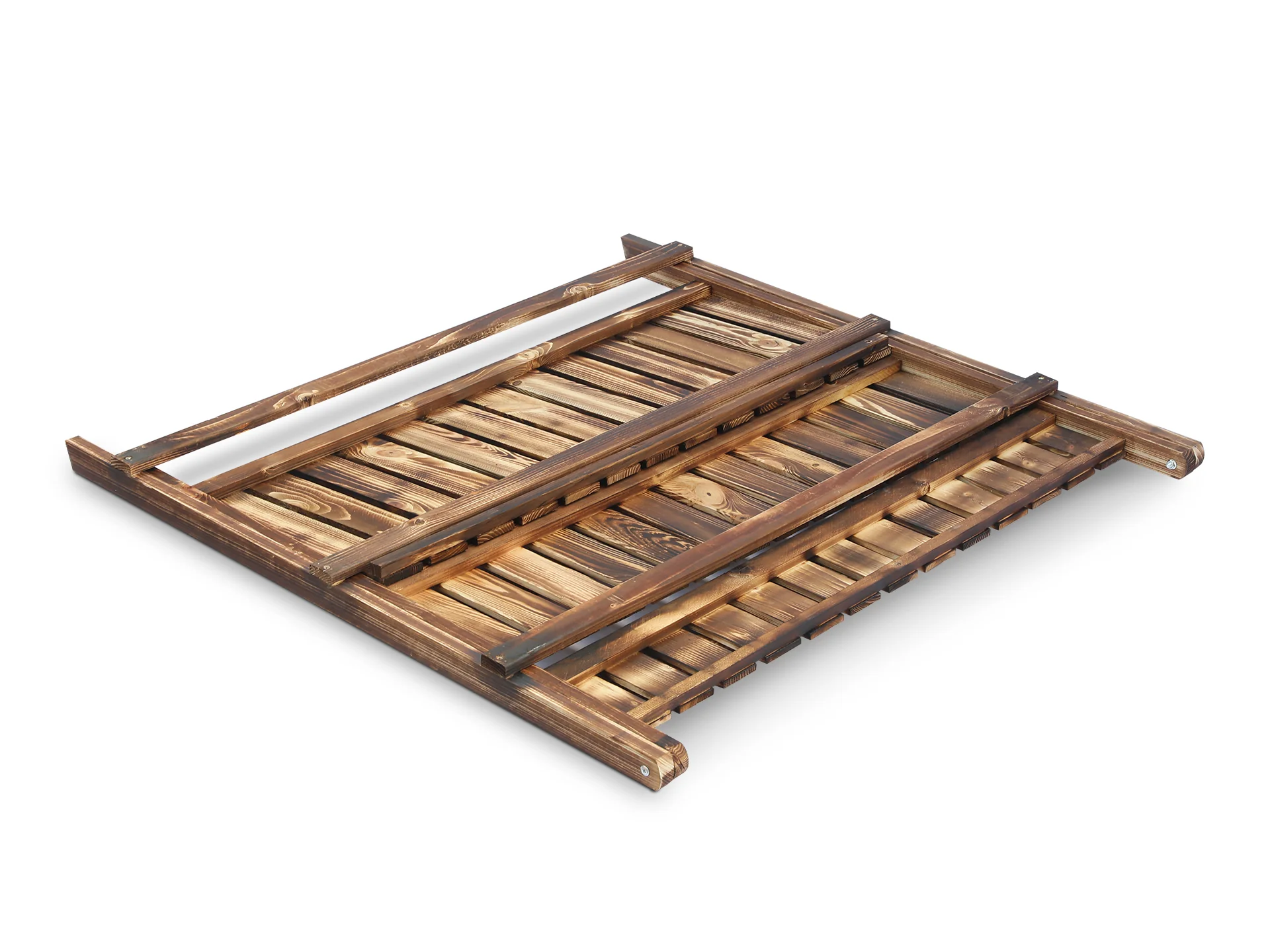 Balaton Ladder Planter Stand 100cm - Rustic Brown - Image 4