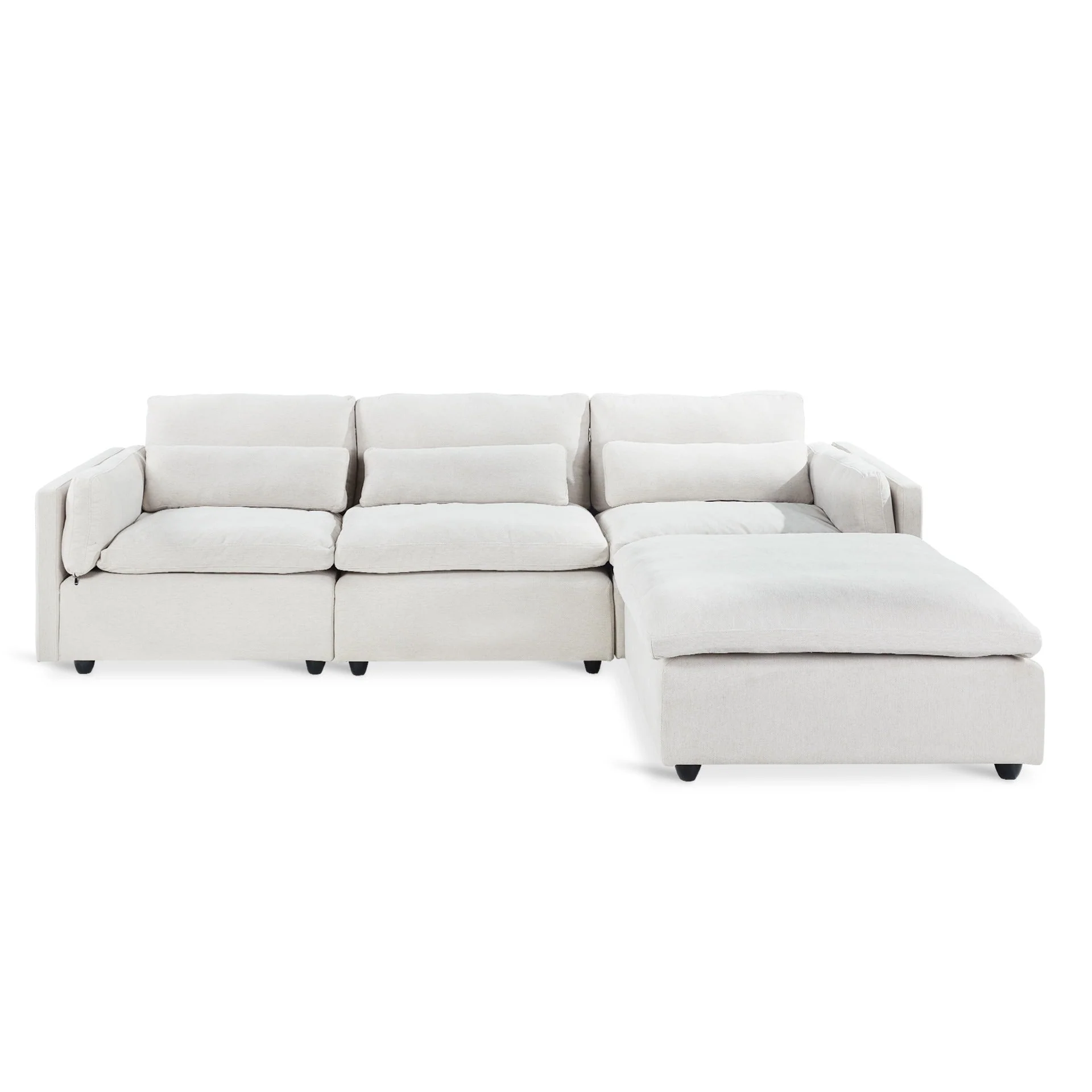 Barmouth Modular Sofa - Silver Cloud - Image 8