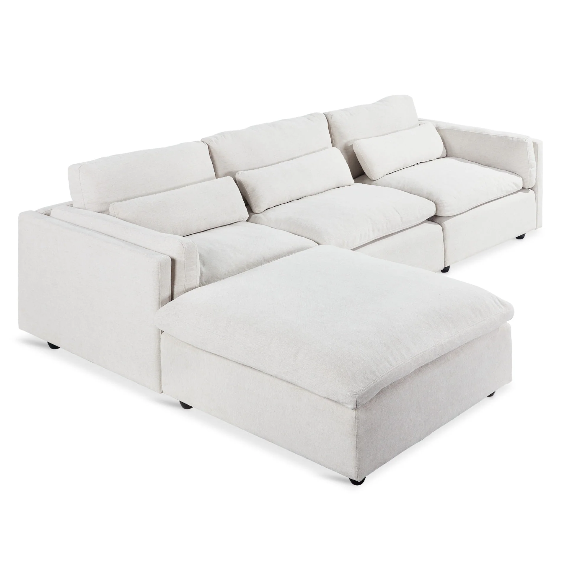 Barmouth Modular Sofa - Silver Cloud - Image 9