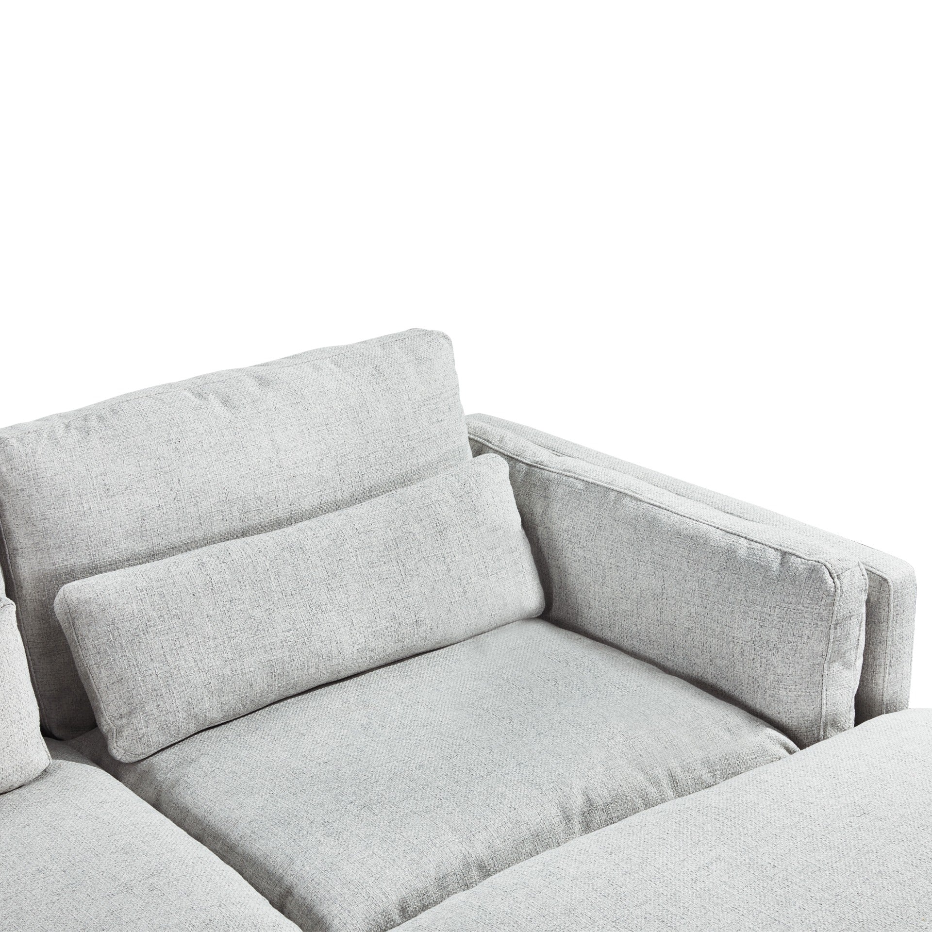 Barmouth Modular Sofa - Silver Grey - Image 11
