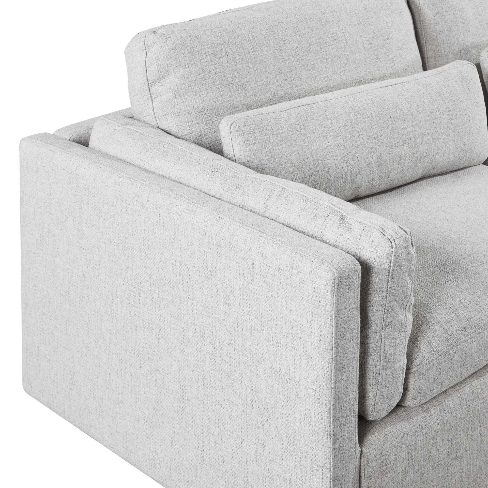 Barmouth Modular Sofa - Silver Grey - Image 12
