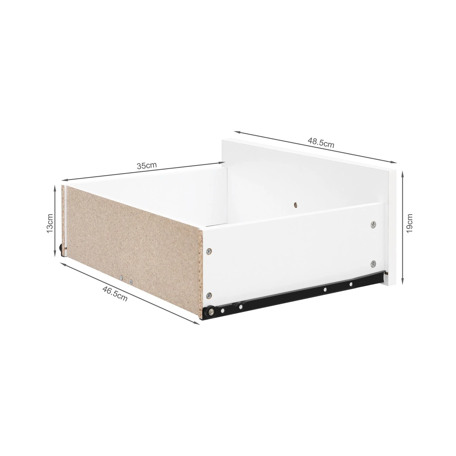 Barrett 1.1m Entertainment Unit - White - Image 8