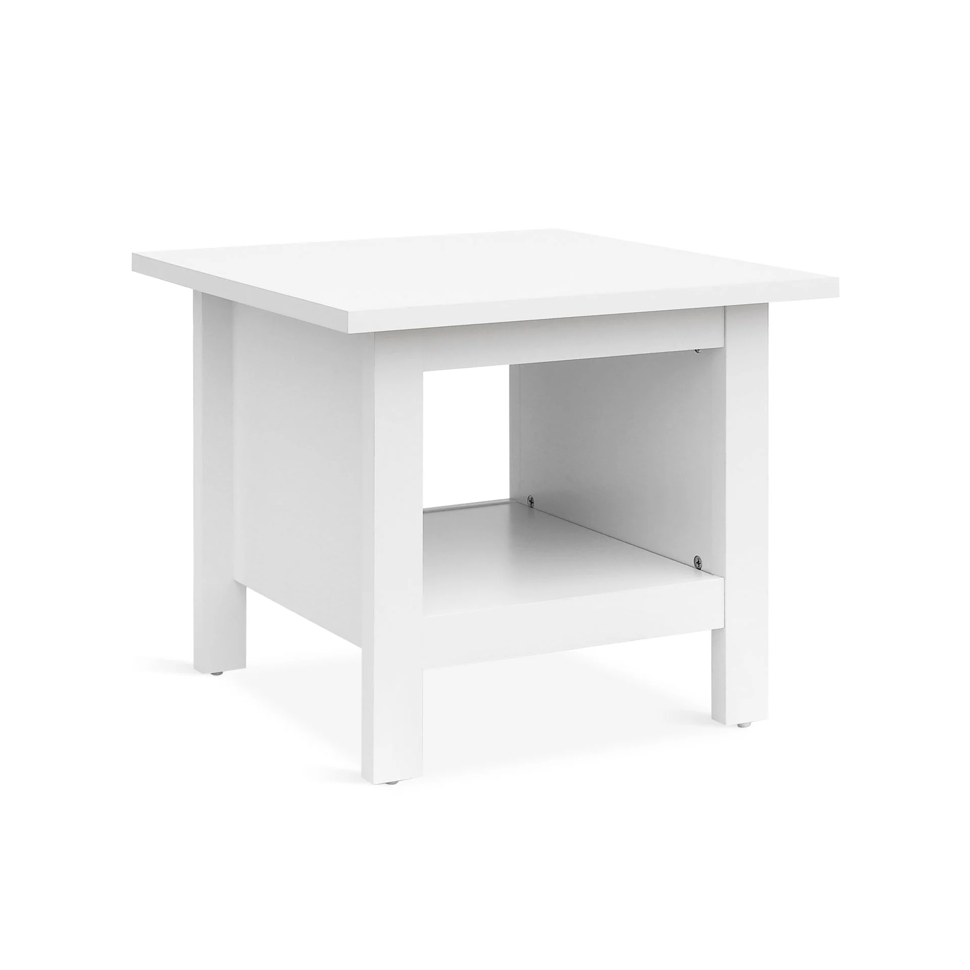 Barrett Bedside Table End Table - White - Image 5