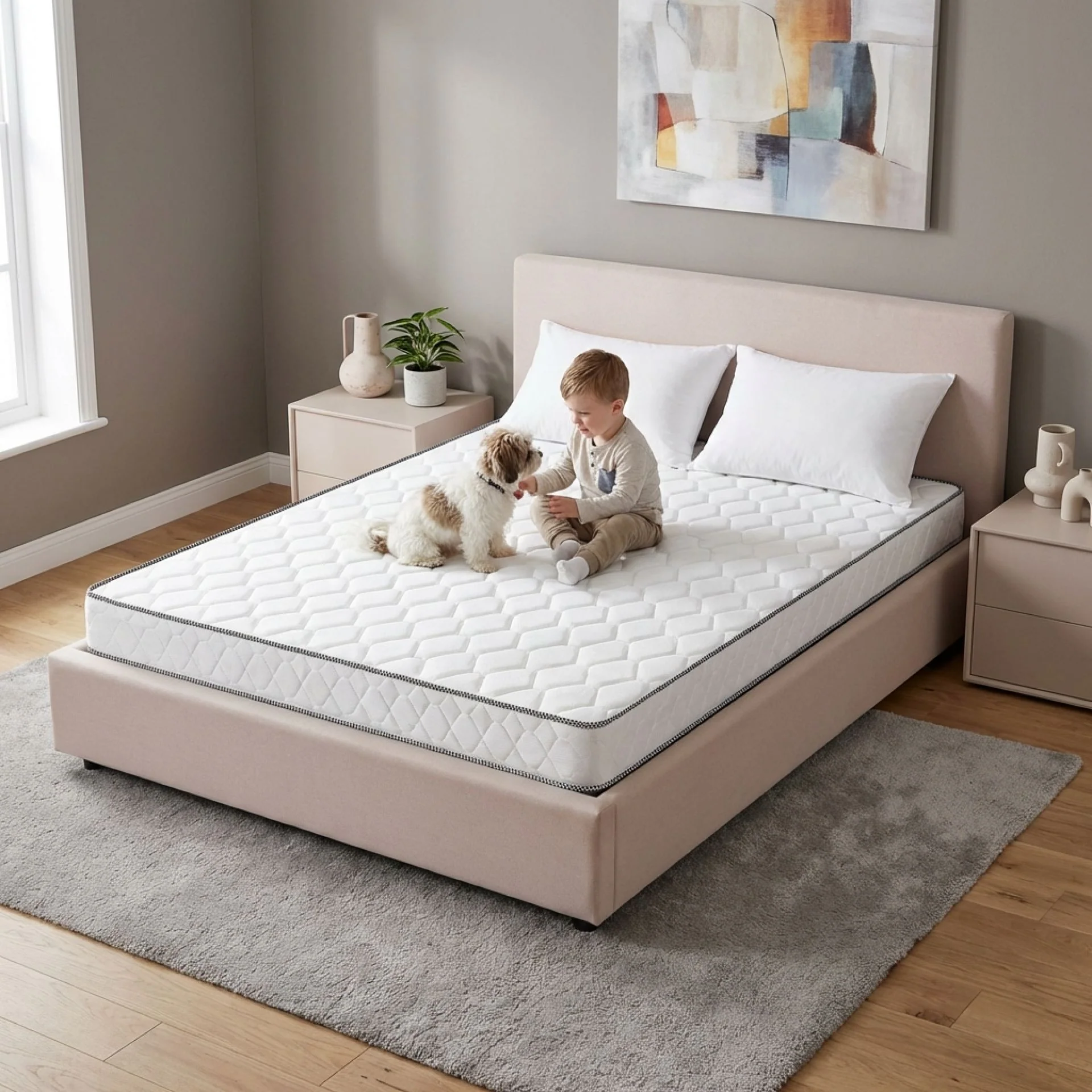 Basics Bonnell Spring Mattress - Double - Image 16