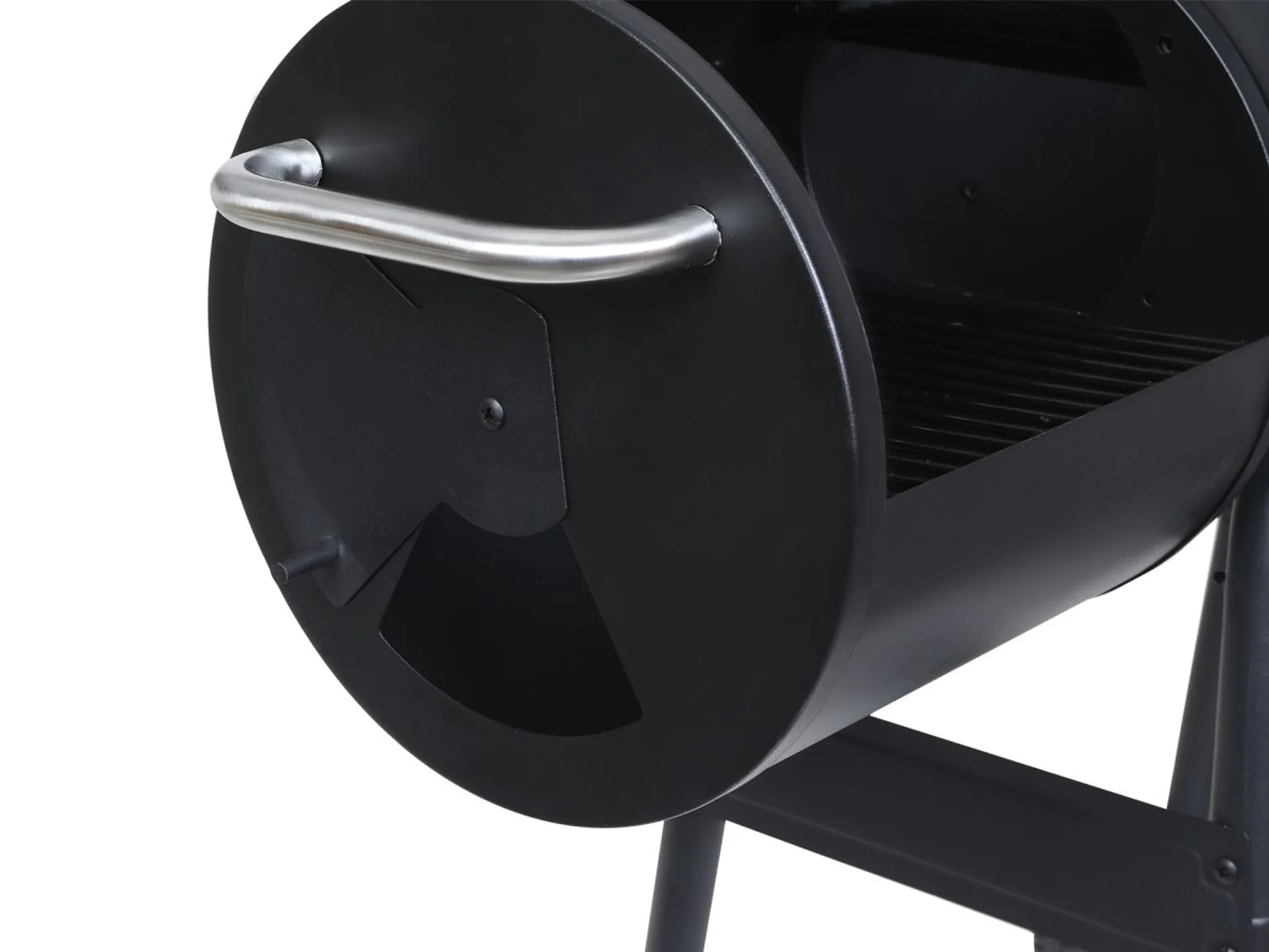 BBQ Grill 2-in-1 BBQ Smoker with Storage Shelf - Image 6