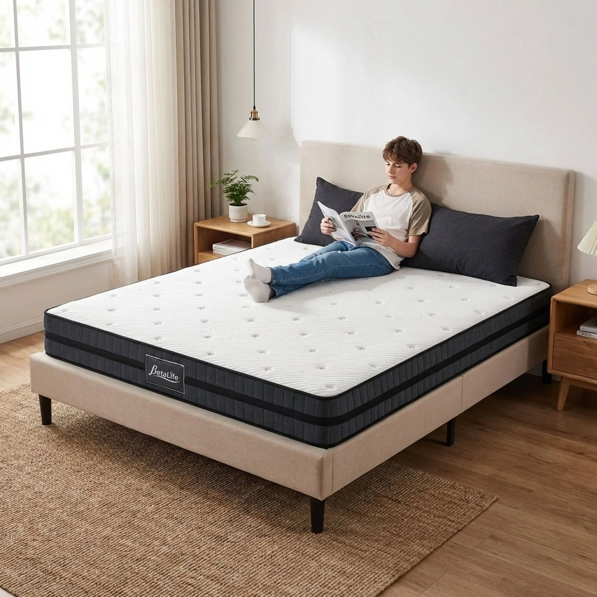 Bamboo 5 Zone Pocket Spring Mattress - King - Image 14