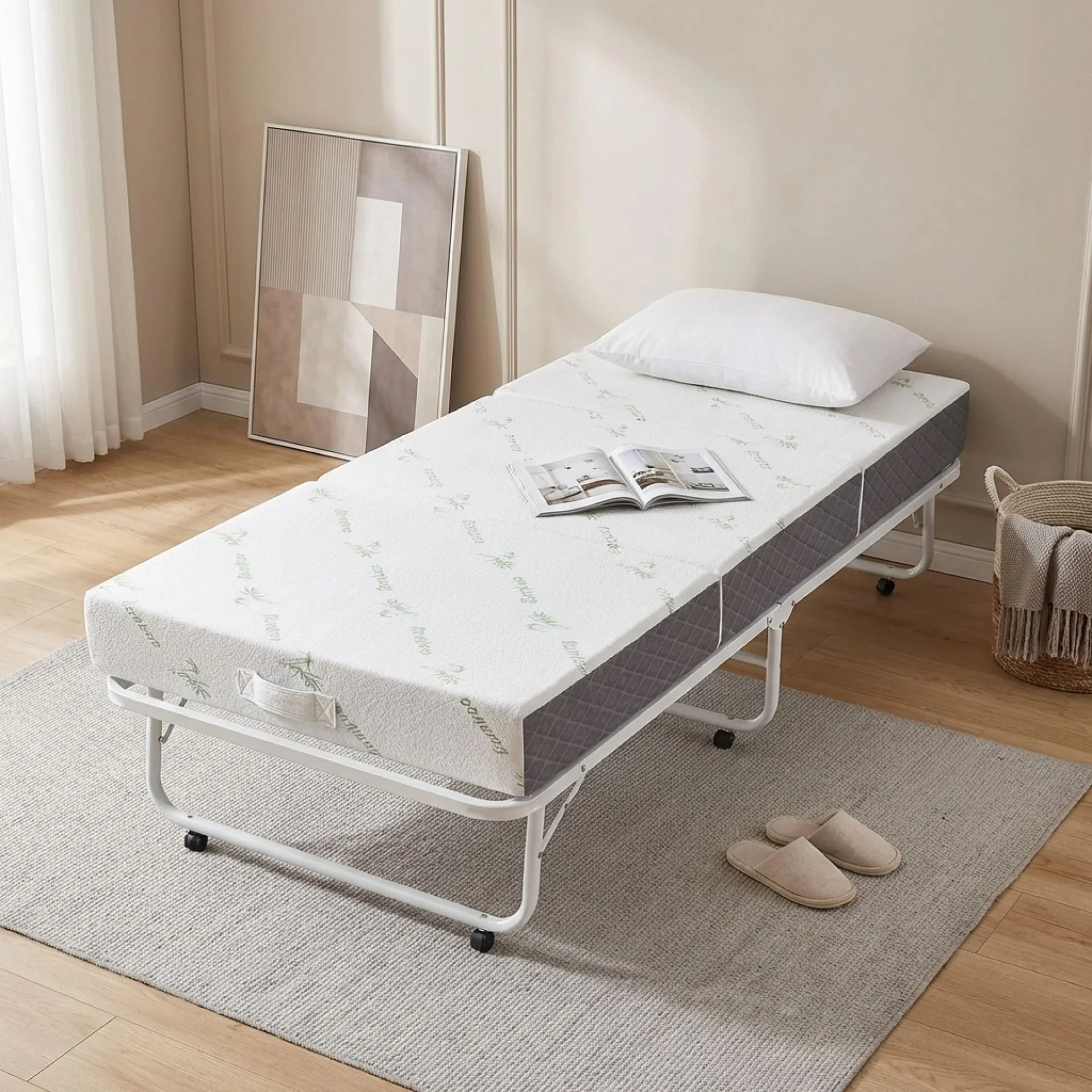 Bamboo Prime Portable Foldable Foam Mattress - Single