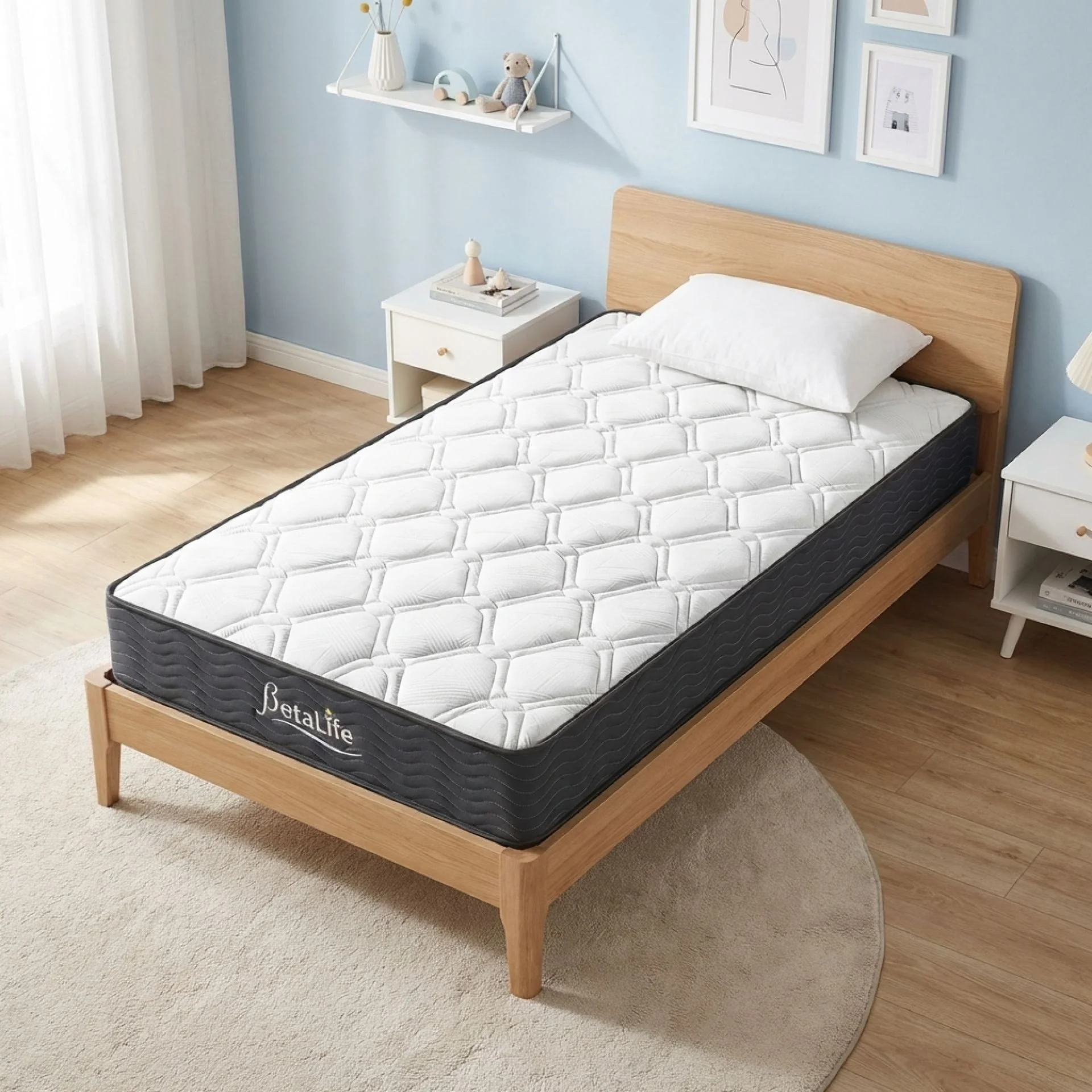 Basics Plus Bonnell Spring Mattress with Pillow - King Single - Image 17
