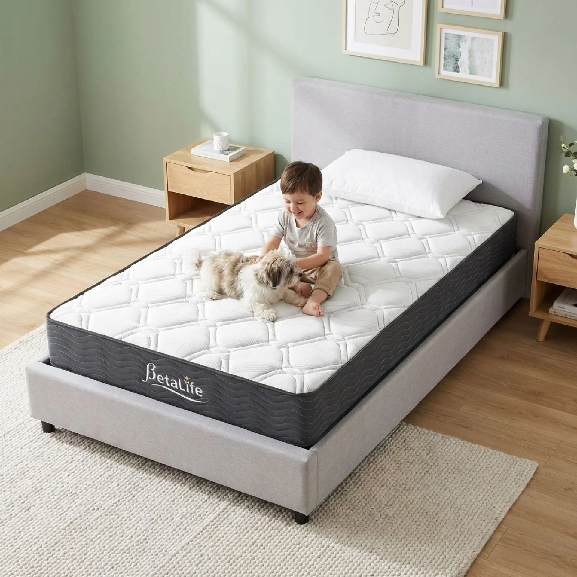Basics Plus Bonnell Spring Mattress with Pillow - King Single - Image 18
