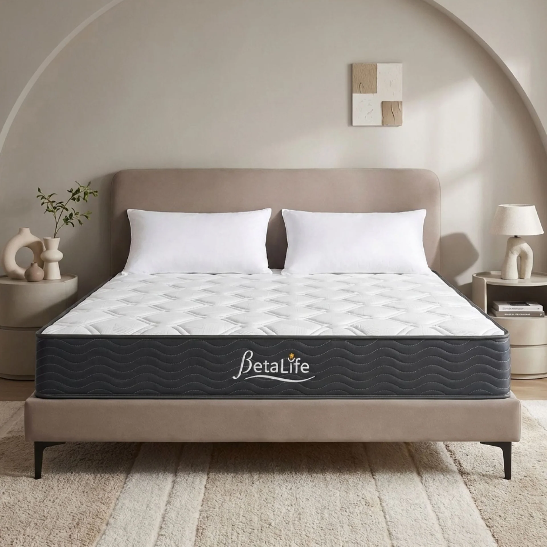 Basics Plus Bonnell Spring Mattress with Pillow - Queen - Image 15