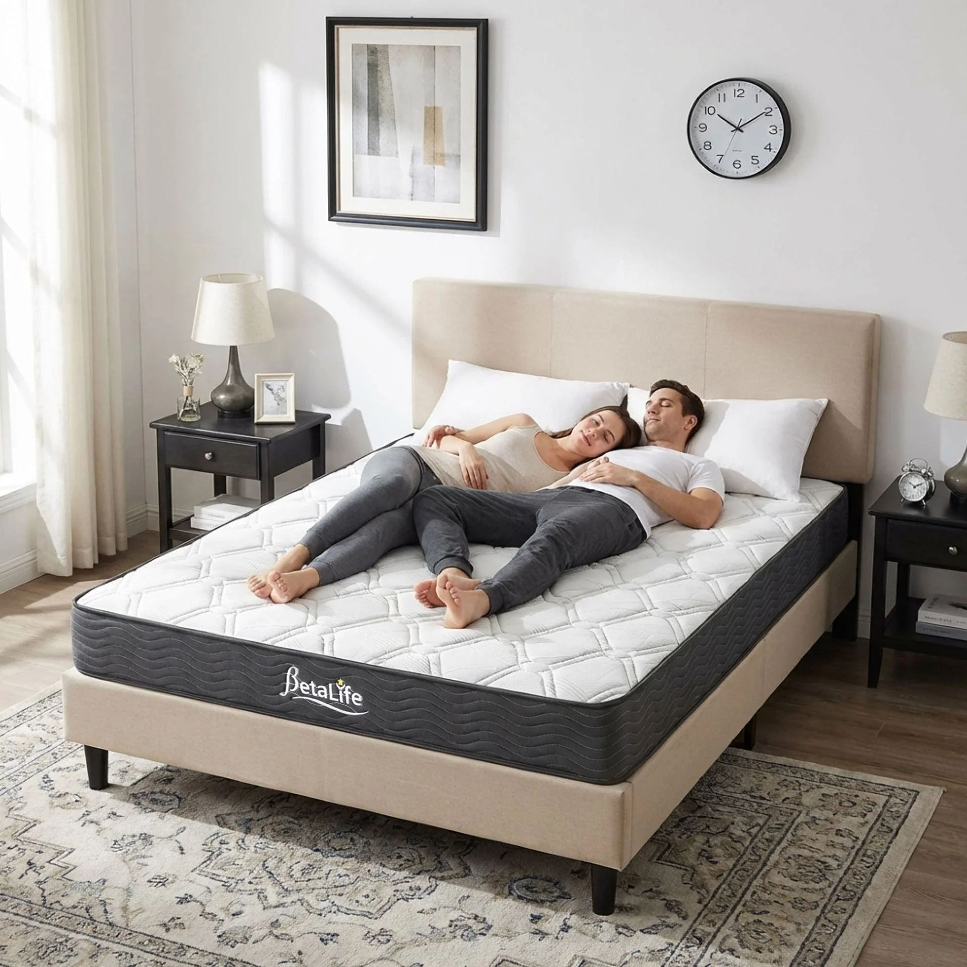 Basics Plus Bonnell Spring Mattress with Pillow - Queen - Image 17