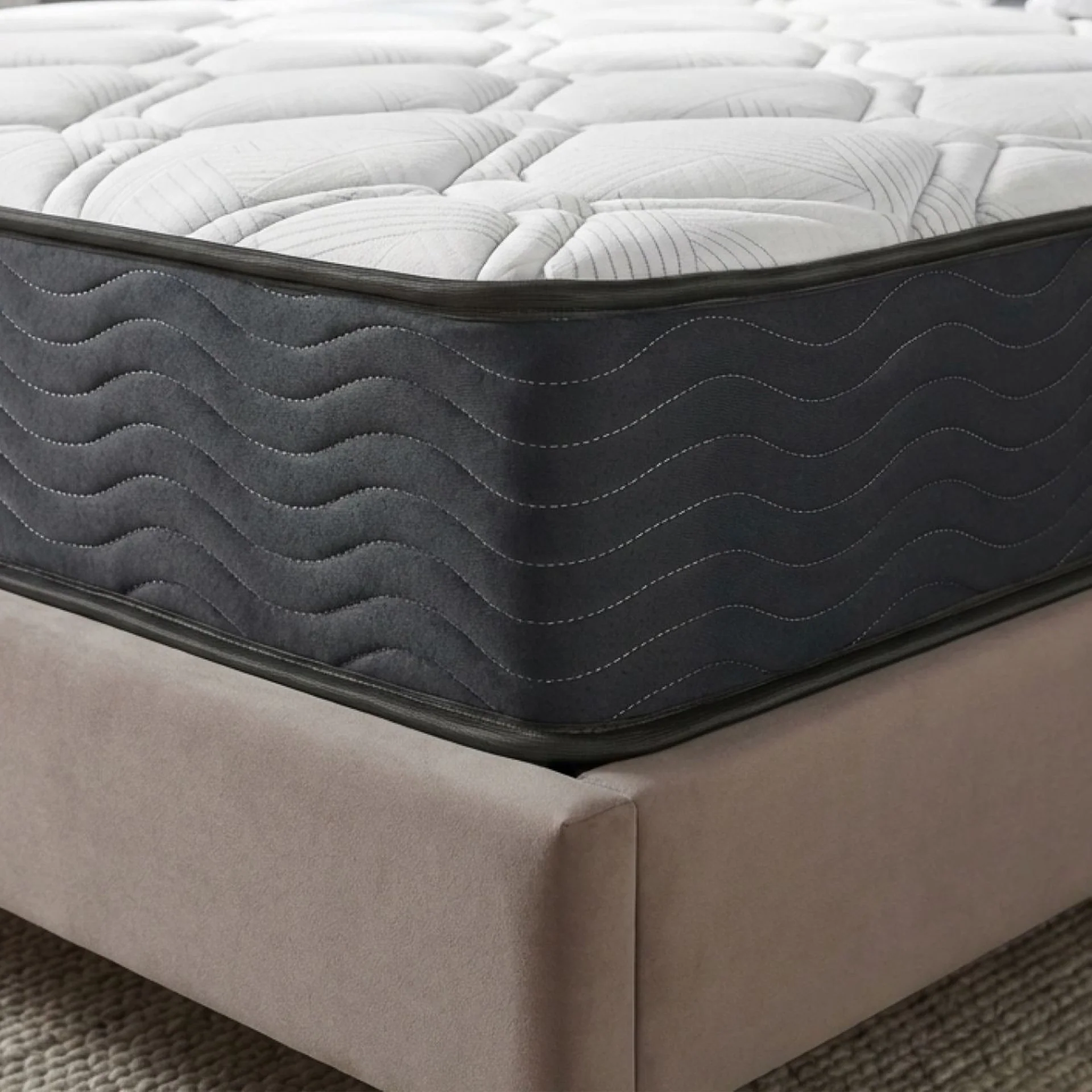 Basics Plus Bonnell Spring Mattress with Pillow - Queen - Image 5