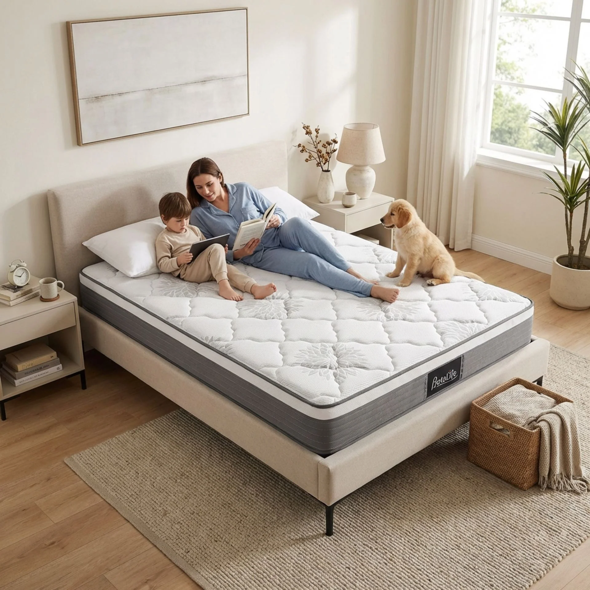 Deluxe 5 Zone Pocket Spring Mattress - Double - Image 17