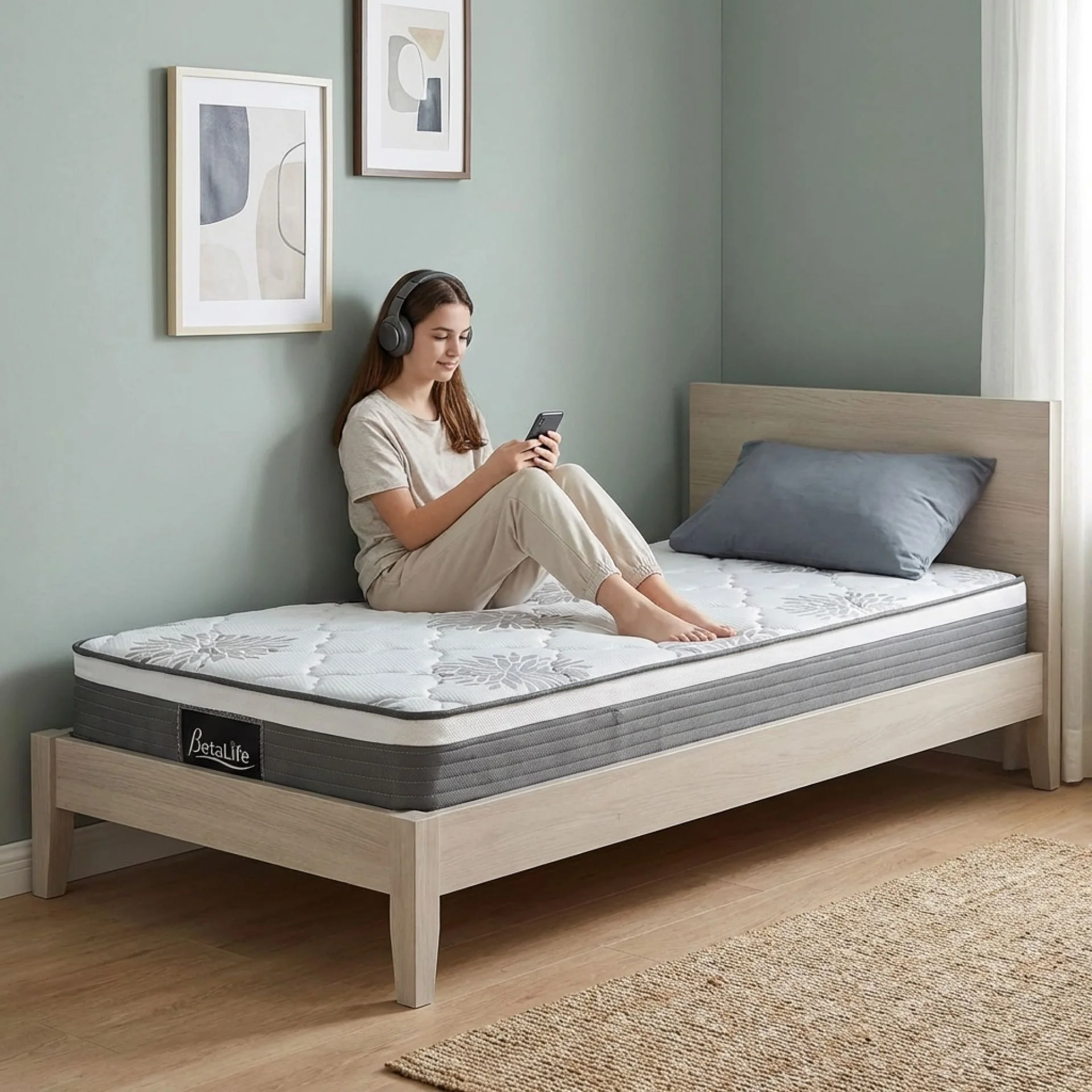 Deluxe 5 Zone Pocket Spring Mattress - Single - Image 15