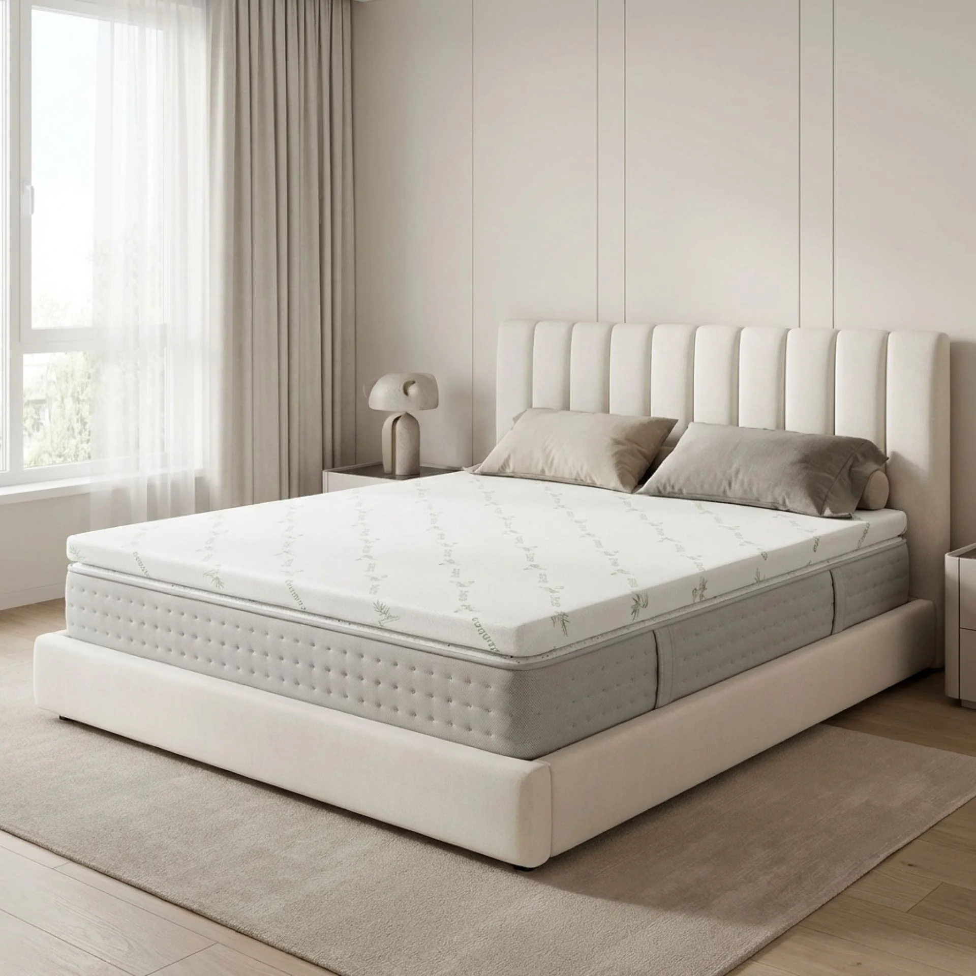 Dream Flip Dual Sided Memory Foam Mattress Topper - Super King - Image 2