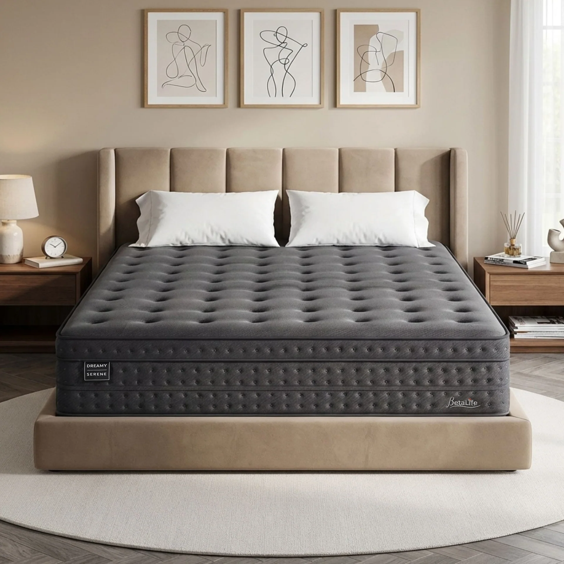 Dreamy Serene Micro Pocket Spring Mattress - Super King - Image 4