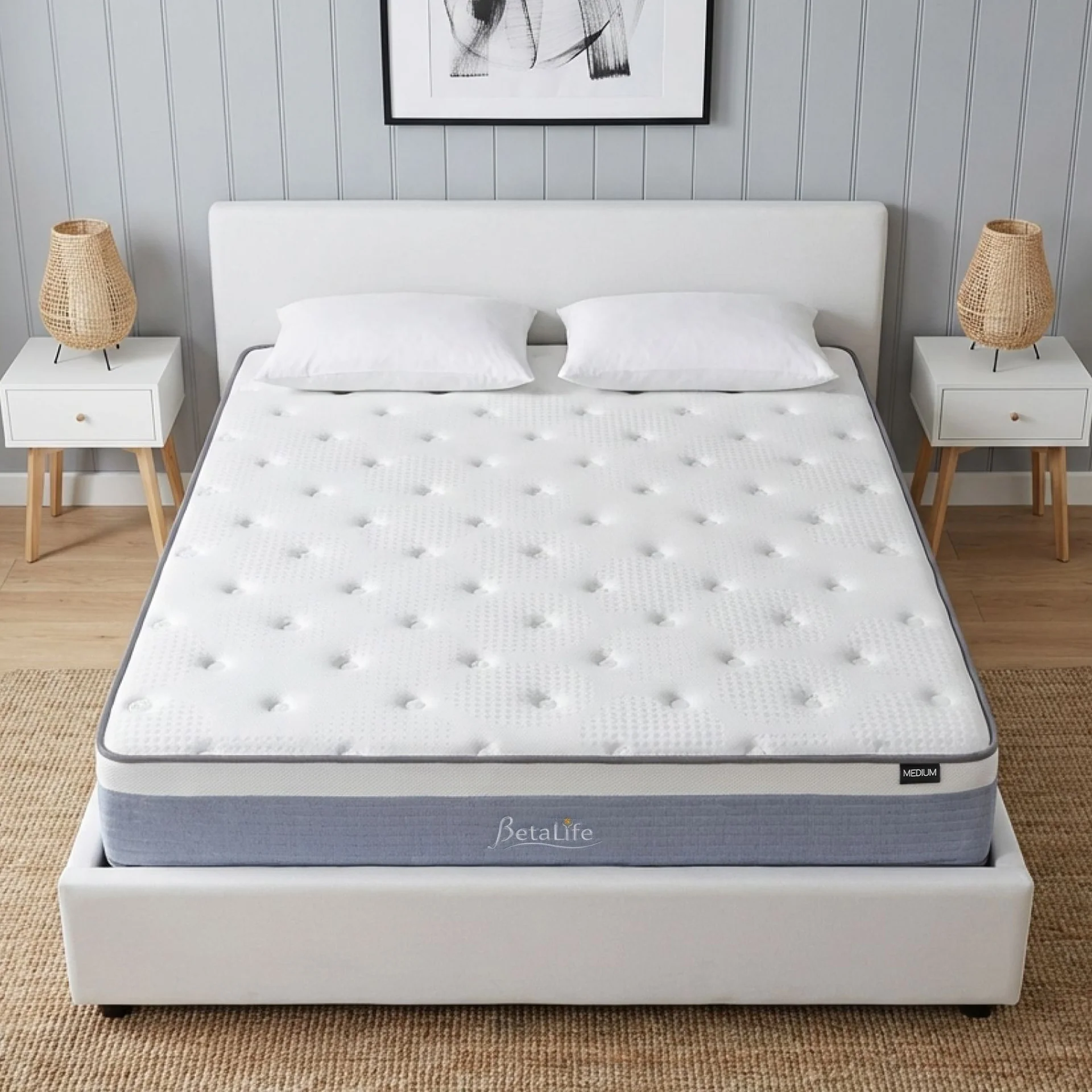 Natureblend Plus Bamboo Charcoal Medium Plush Mattress - Super King - Image 14