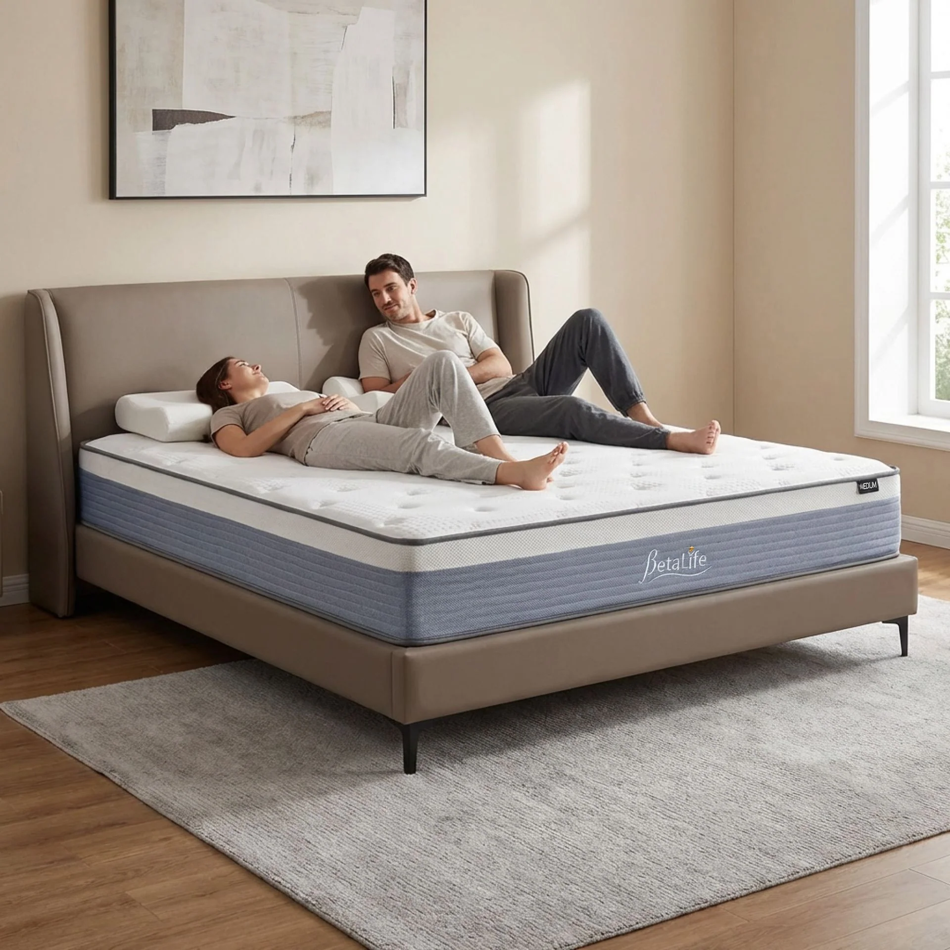 Natureblend Plus Bamboo Charcoal Medium Plush Mattress - Super King - Image 17