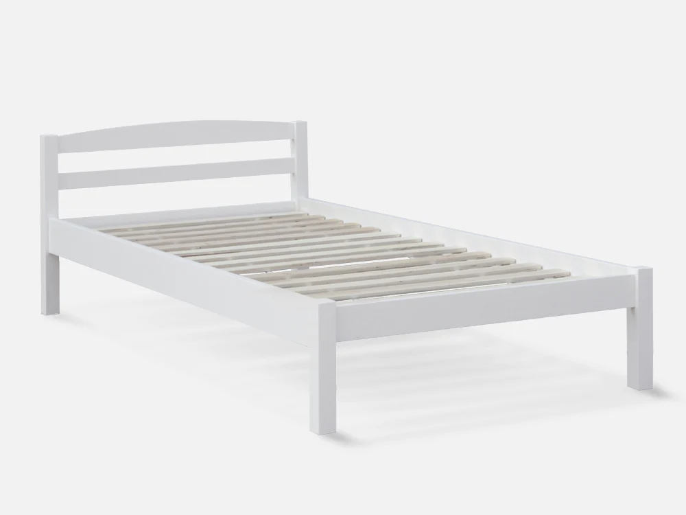BLANC Wooden Bed - SINGLE - Image 2