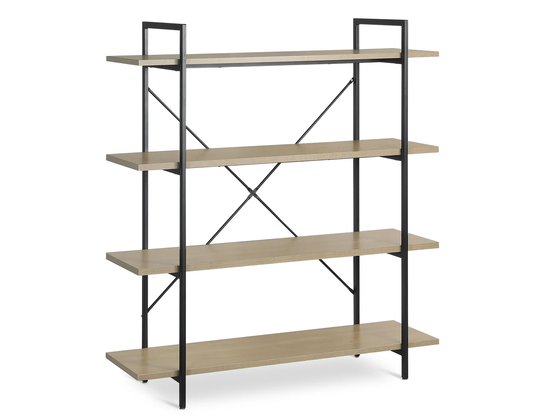Bled 4 Tier Bookshelf - Oak - Image 2