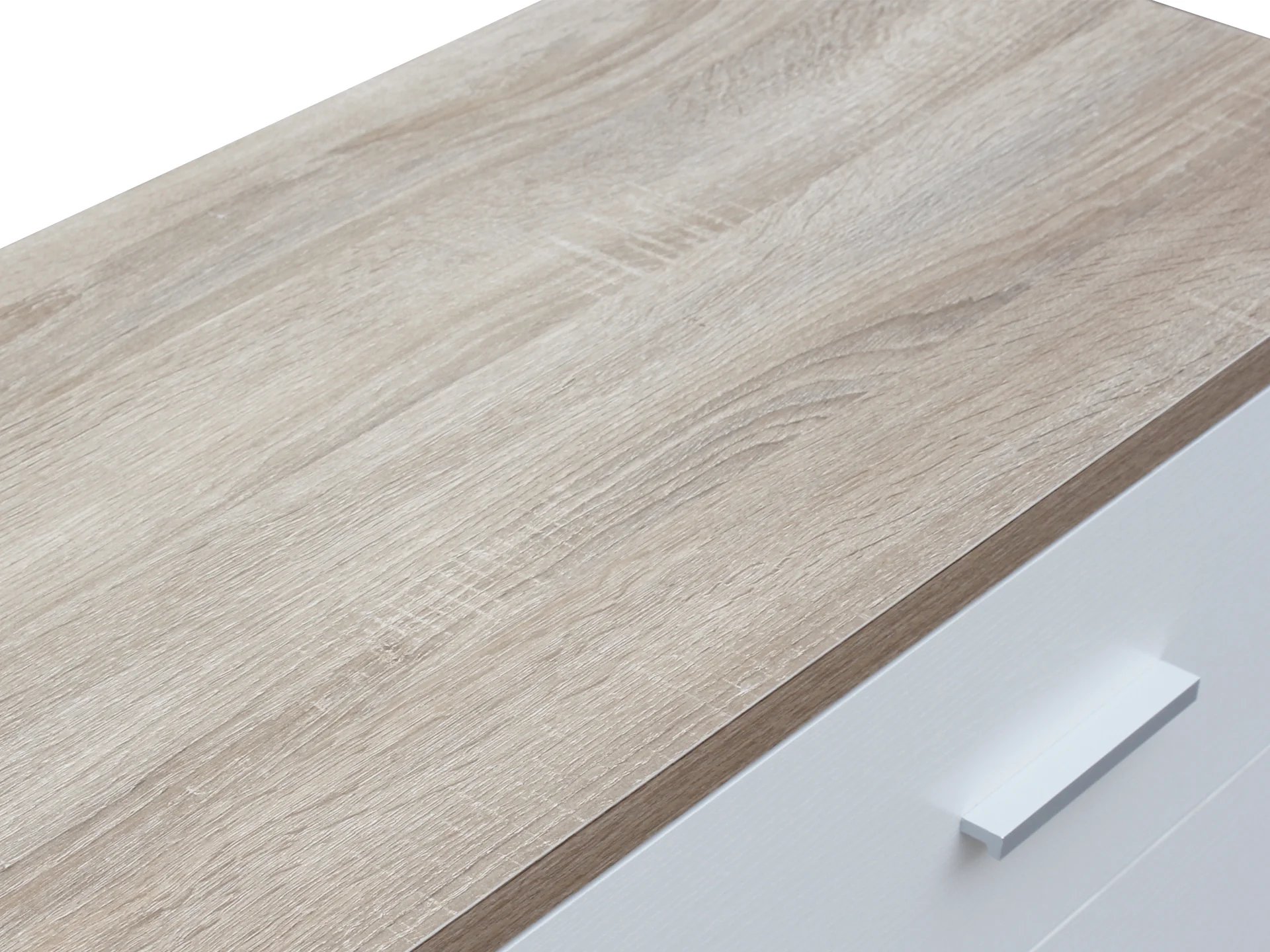 Bram Tallboy 5 Drawer Chest Dresser - Oak - Image 6