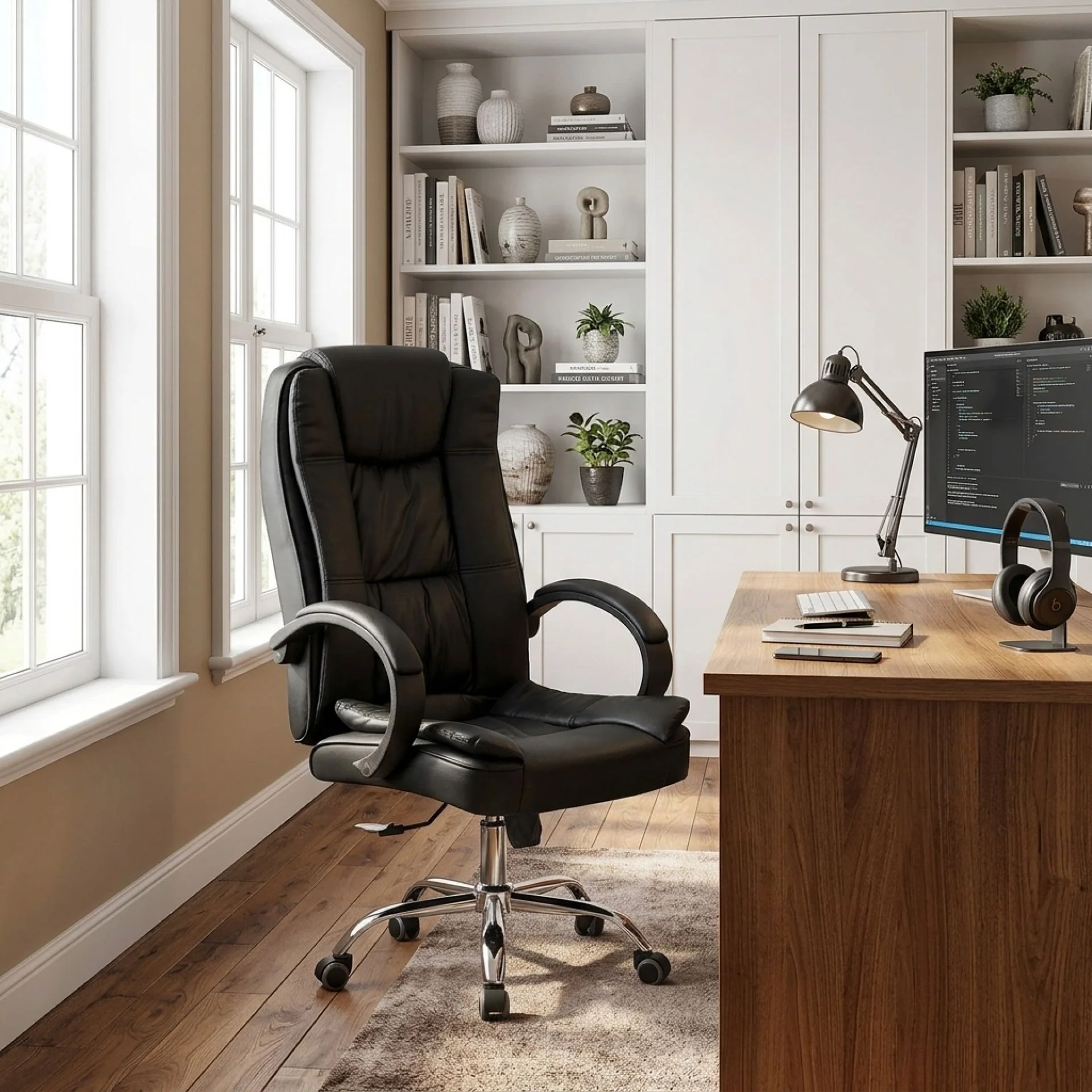 Brayden Office Chair - Black - Image 4