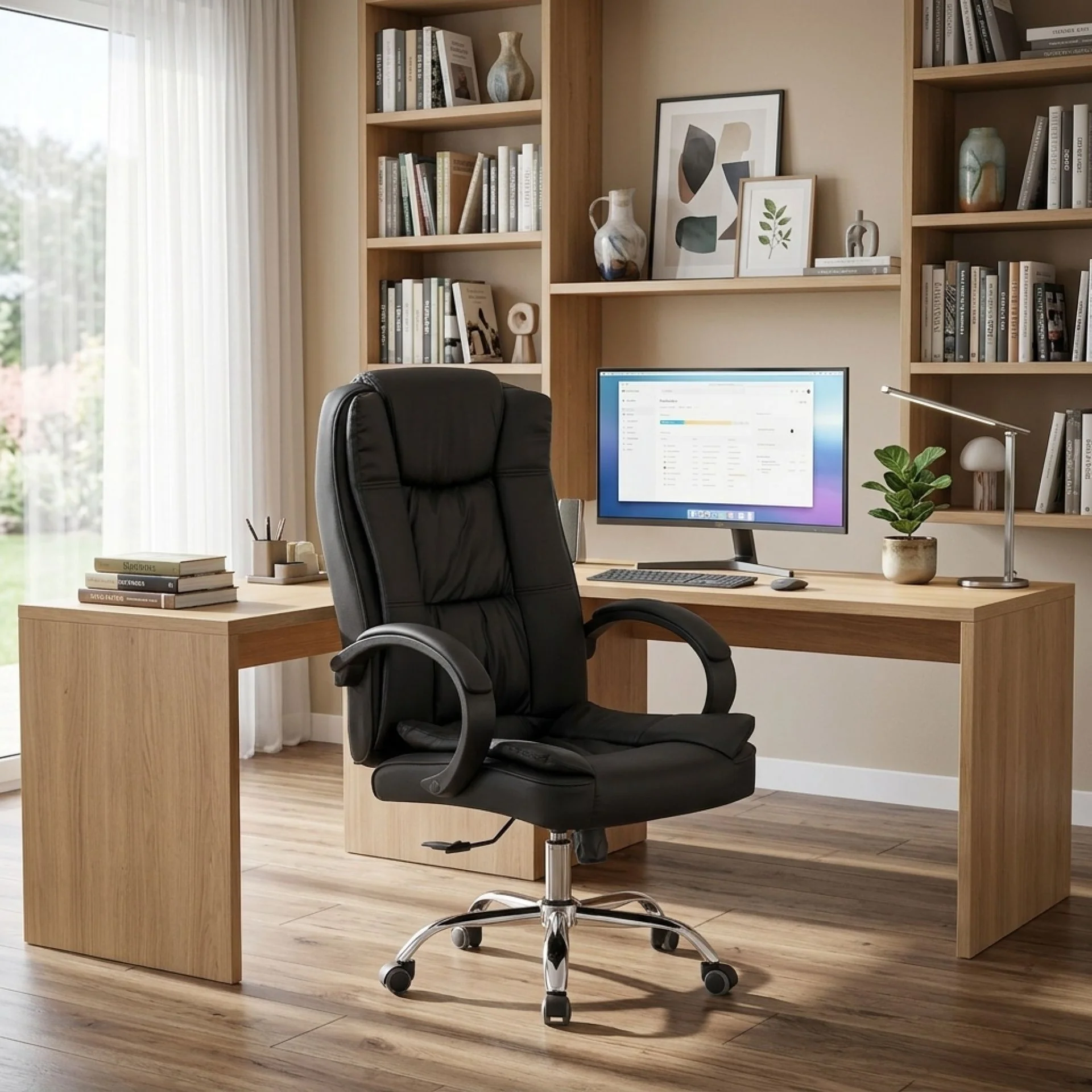 Brayden Office Chair - Black - Image 5