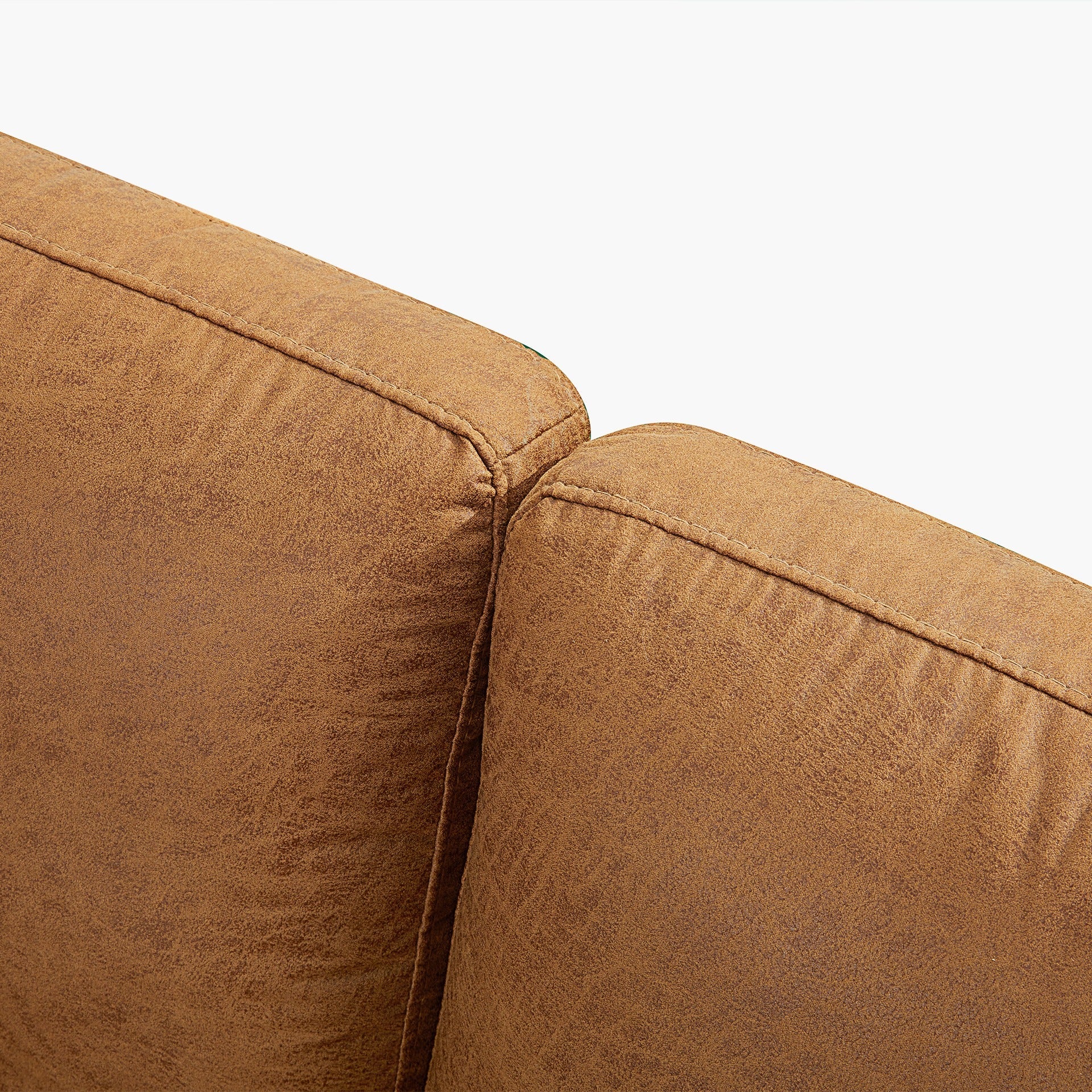 Brynlee 3 Seater Sofa with Left Facing Chaise - Brown - Image 9