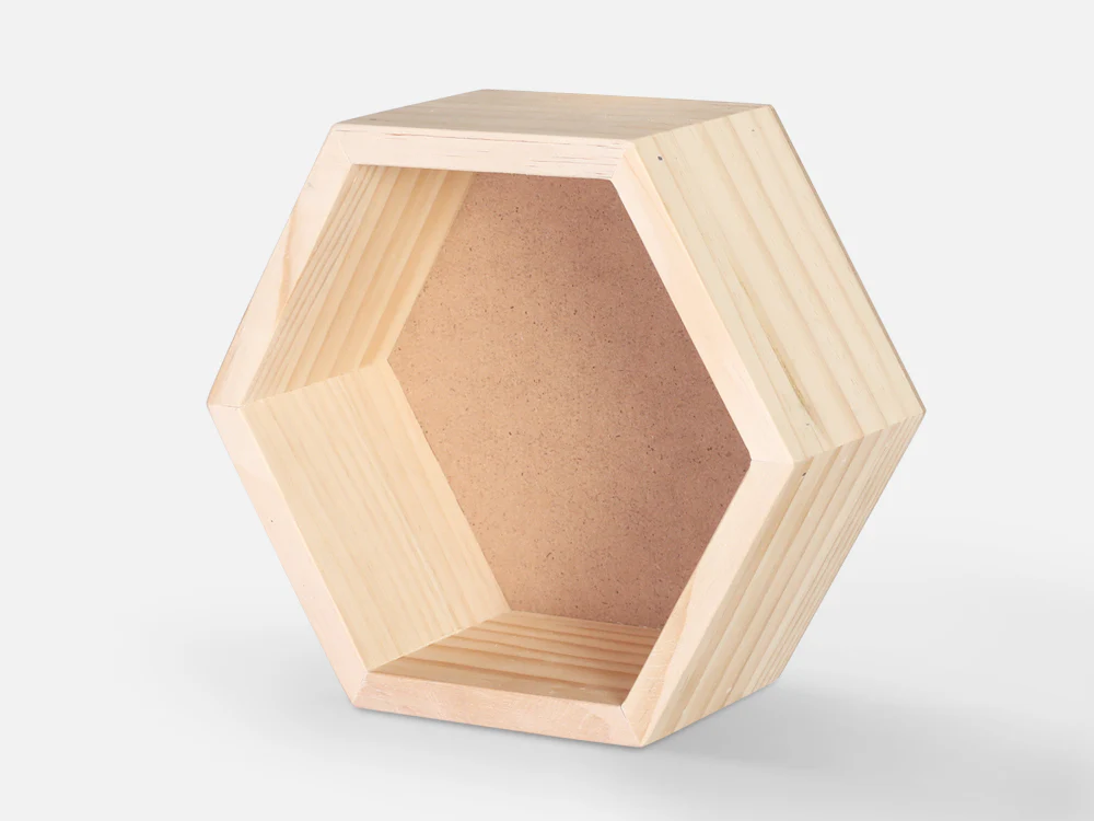 BUIR Wooden Wall Shelf - OAK - Image 4