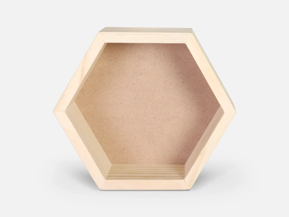 BUIR Wooden Wall Shelf - OAK - Image 5