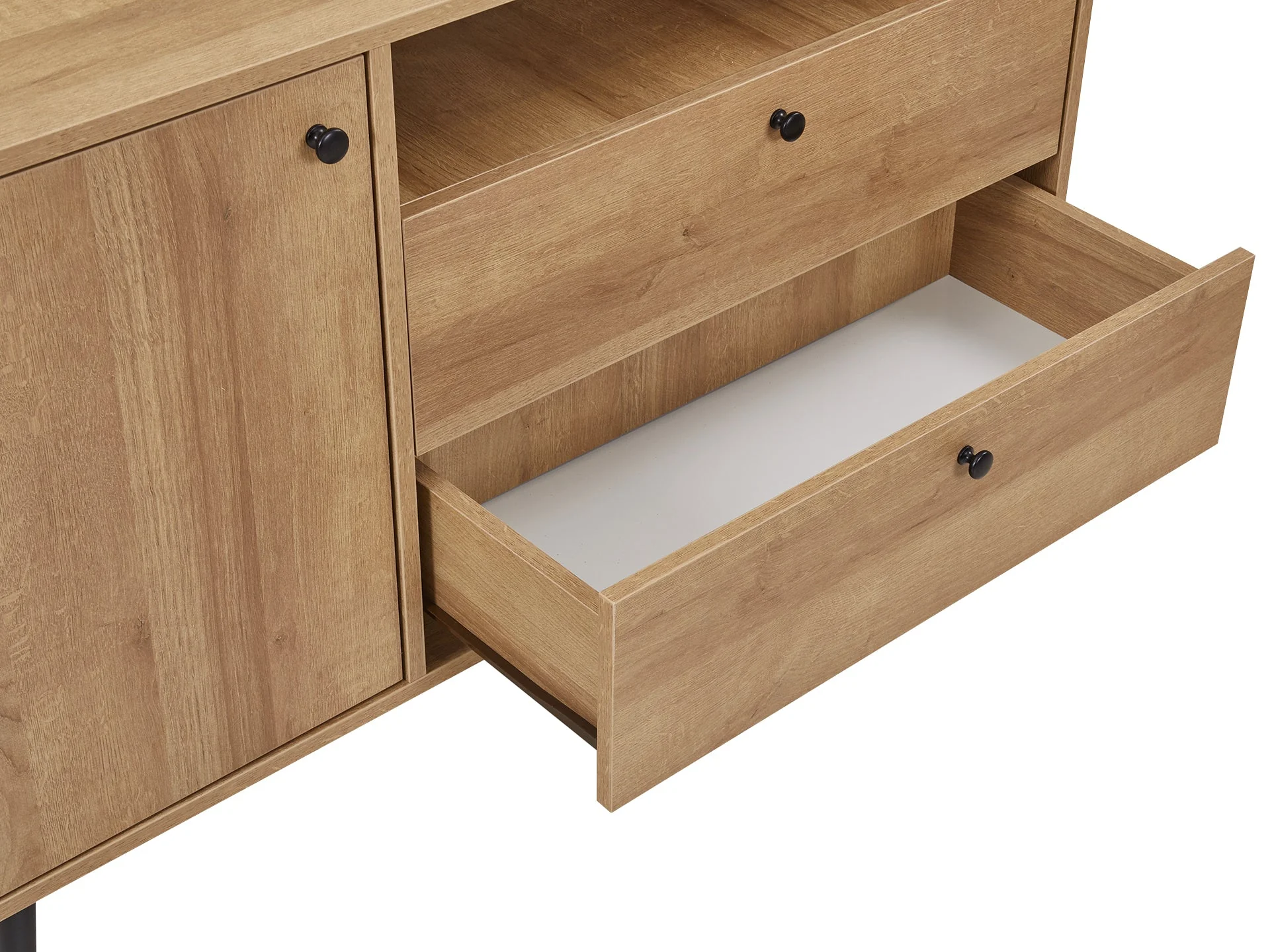 CARSON Sideboard Buffet Table - OAK - Image 4