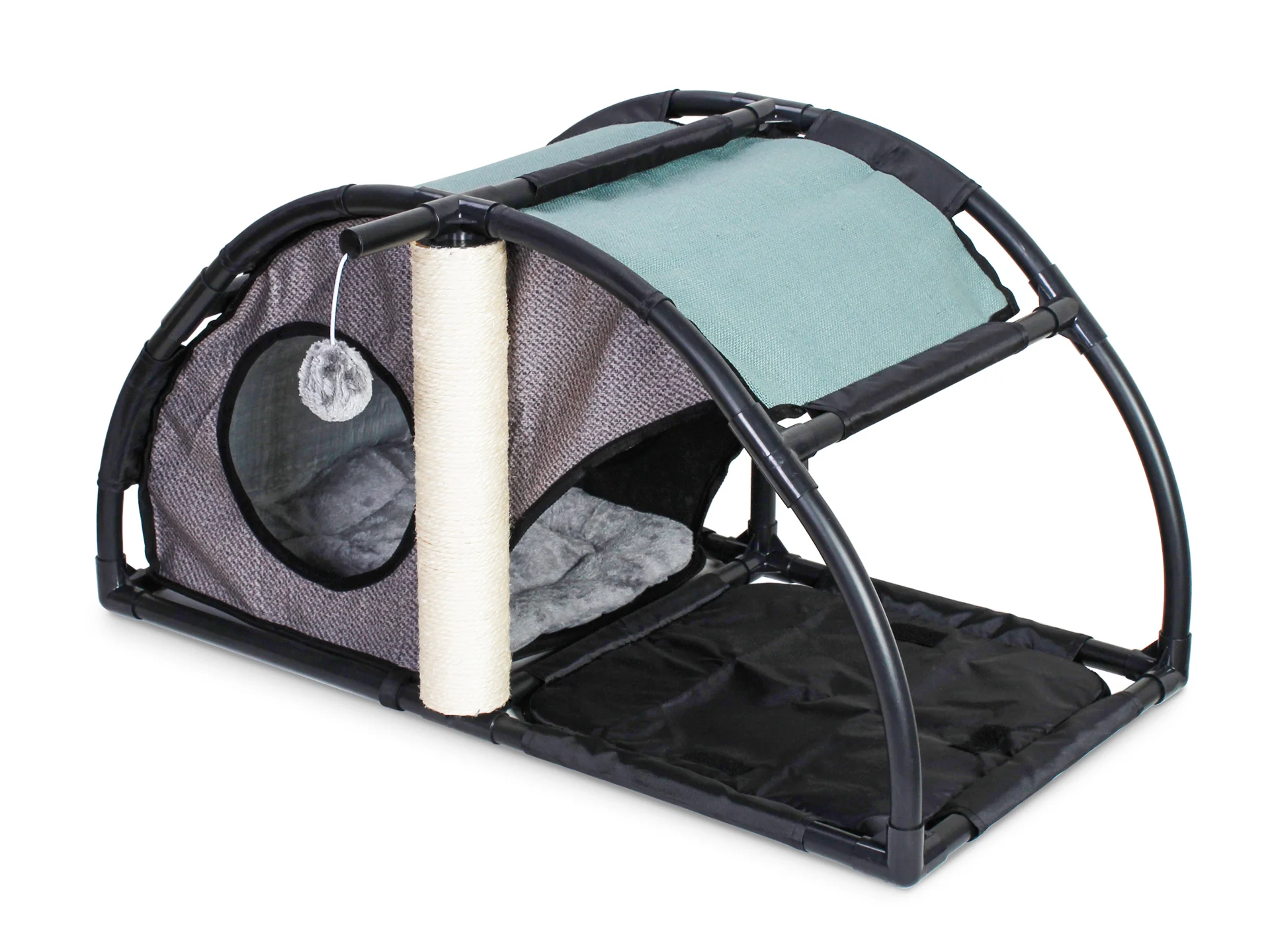 Cat Bed Play House with Scratching Post - Image 4